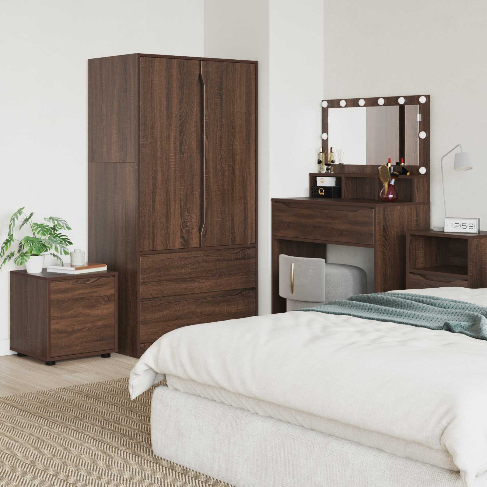 Badezimmerschrank 40,5 x 40 x 44 cm Holzwerkstoff