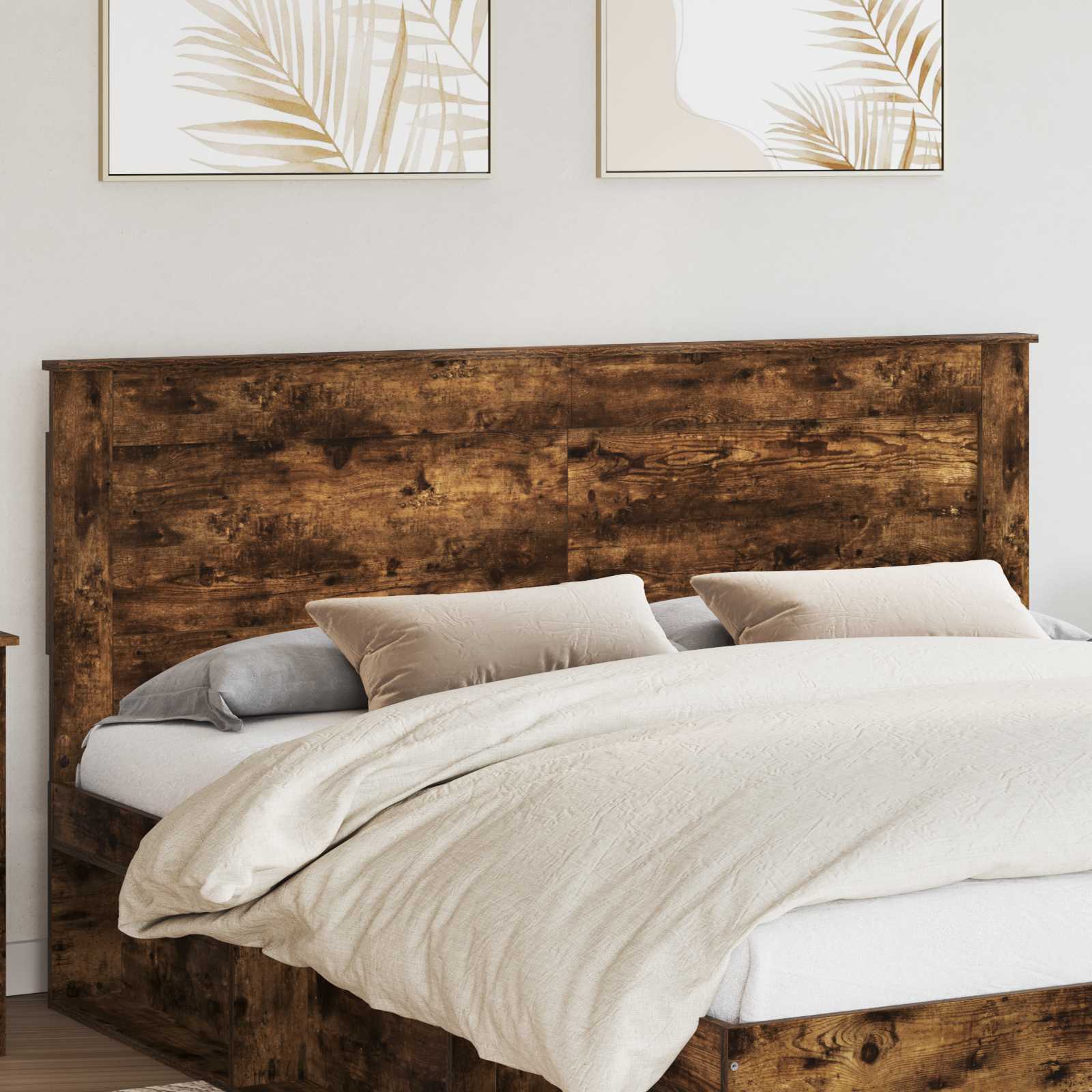 Kopfteil Räuchereiche Holzwerkstoff