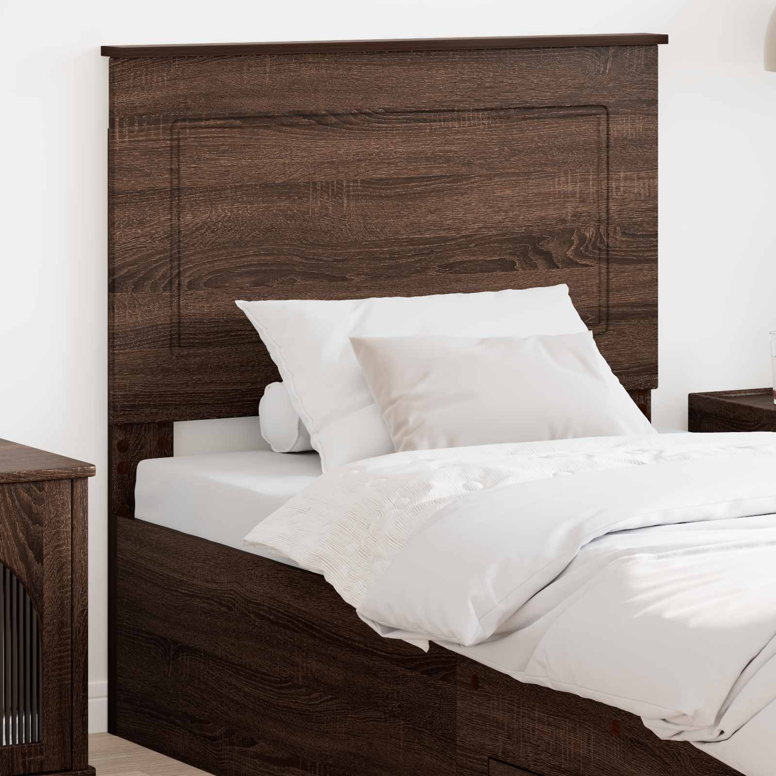 Kopfteil Braun Eichen-Optik 100 cm Holzwerkstoff