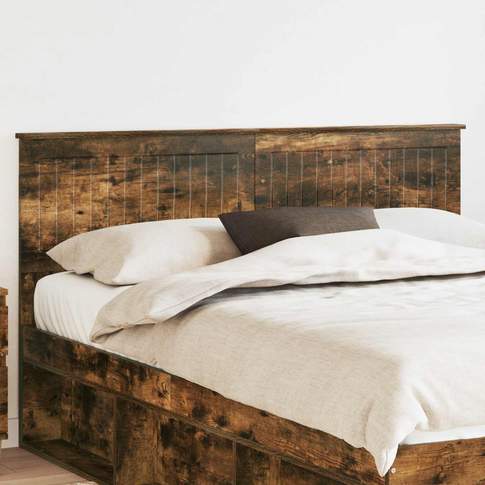 Kopfteil Räuchereiche Holzwerkstoff