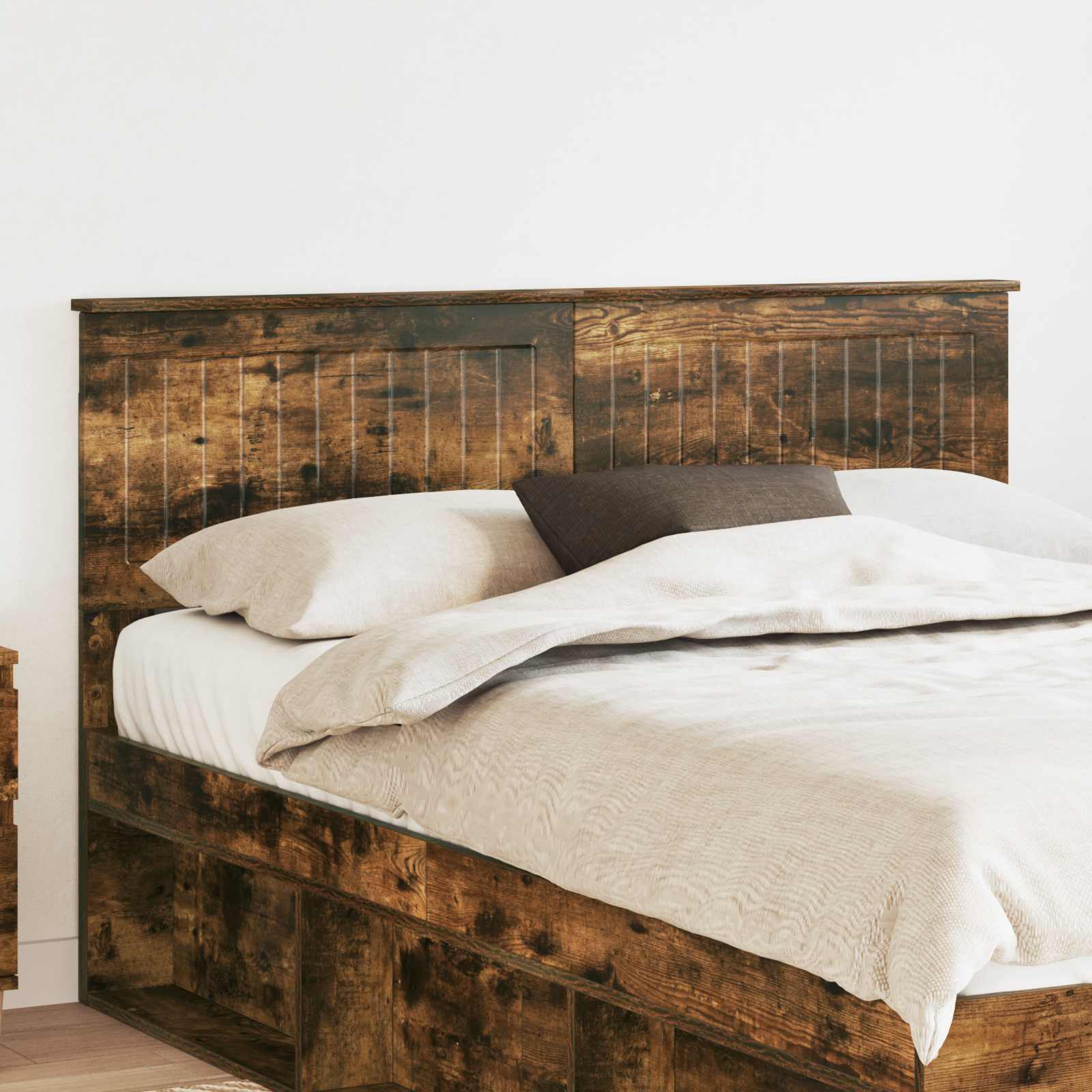 Kopfteil Räuchereiche Holzwerkstoff