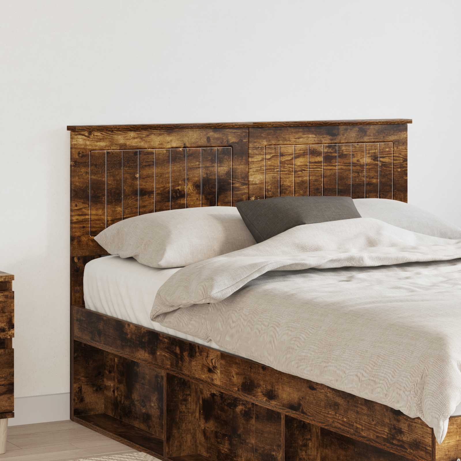 Kopfteil Räuchereiche Holzwerkstoff
