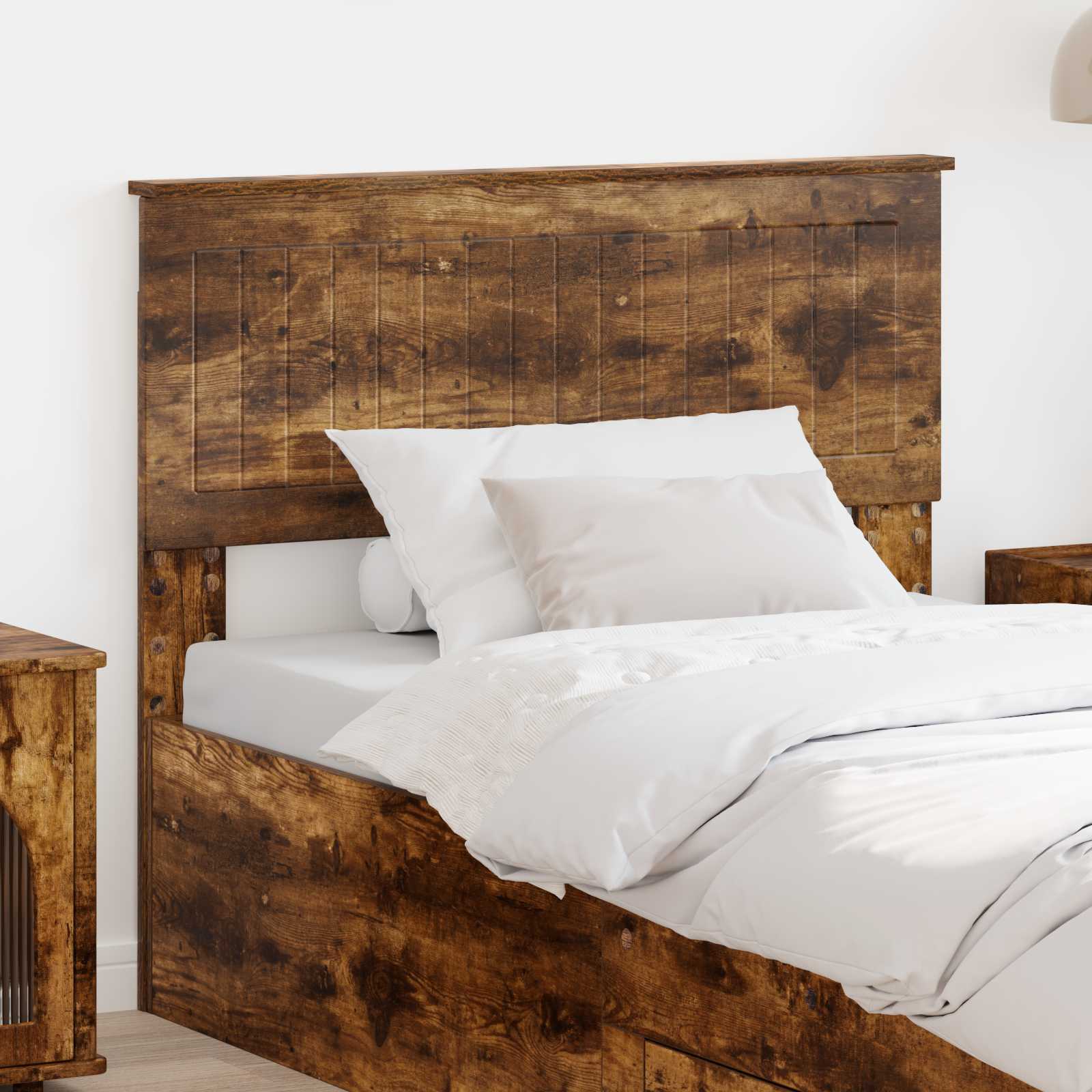 Kopfteil Räuchereiche Holzwerkstoff