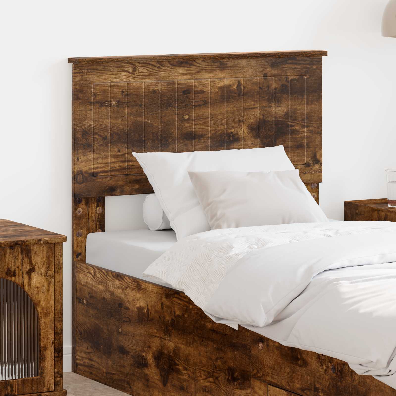 Kopfteil Räuchereiche Holzwerkstoff