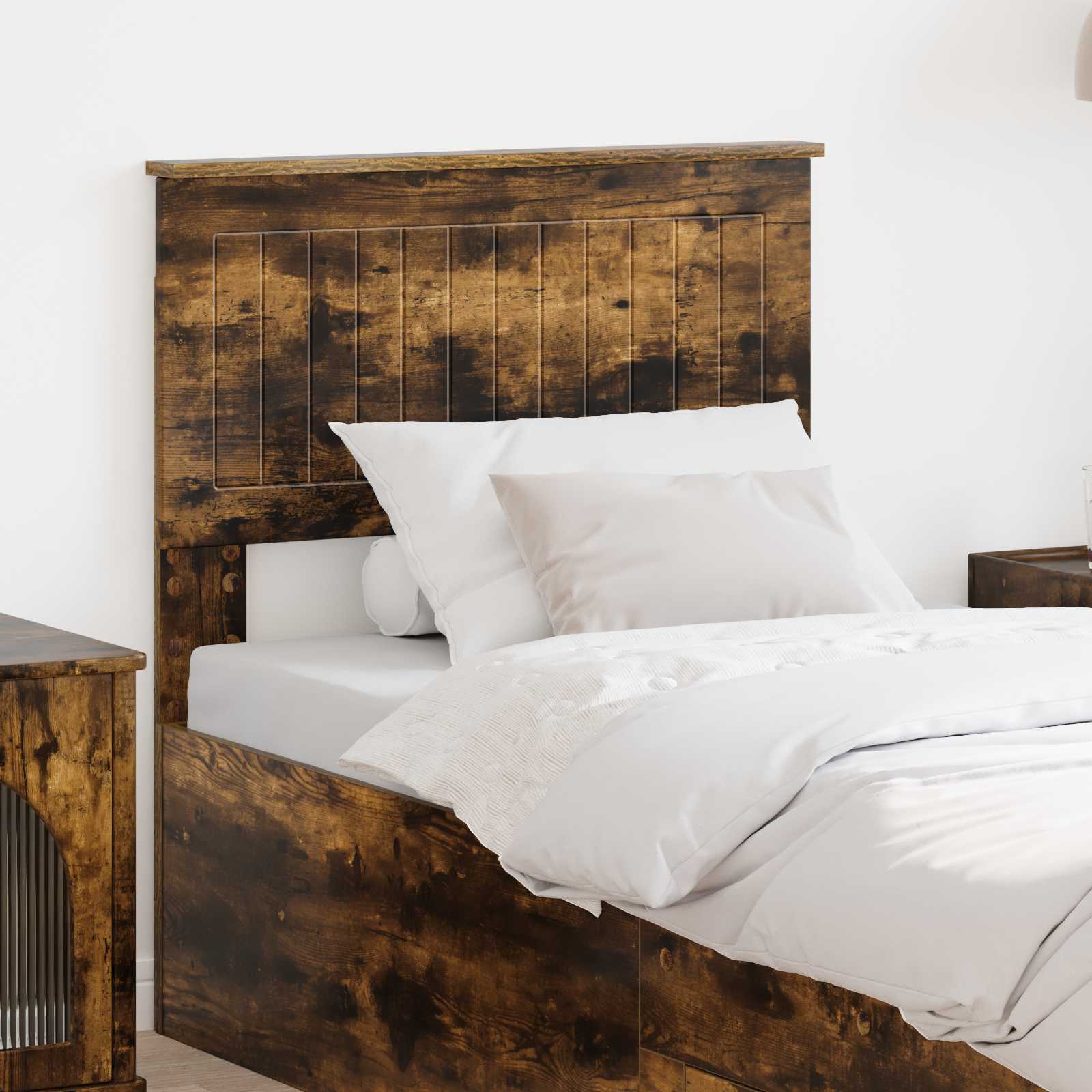 Kopfteil Räuchereiche Holzwerkstoff