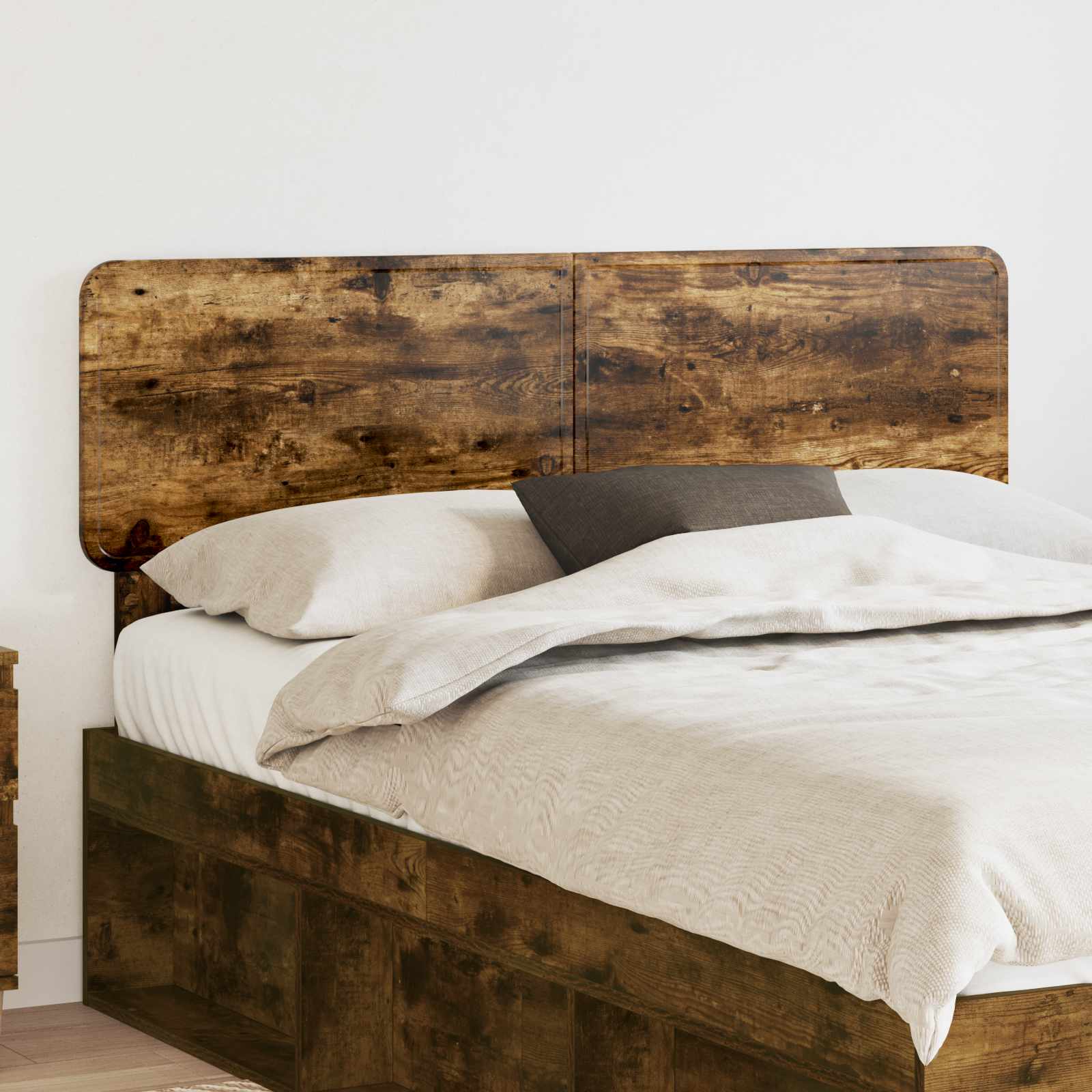 Kopfteil Räuchereiche Holzwerkstoff