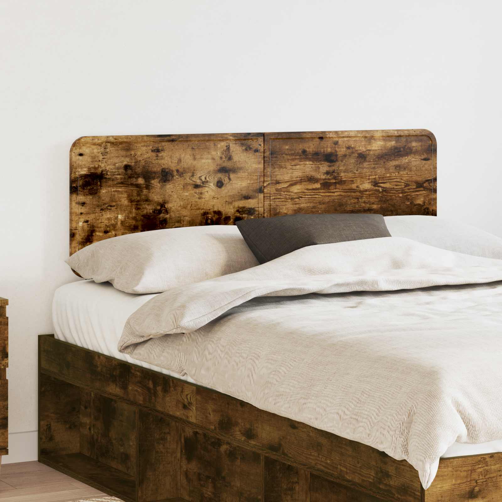Kopfteil Räuchereiche Holzwerkstoff
