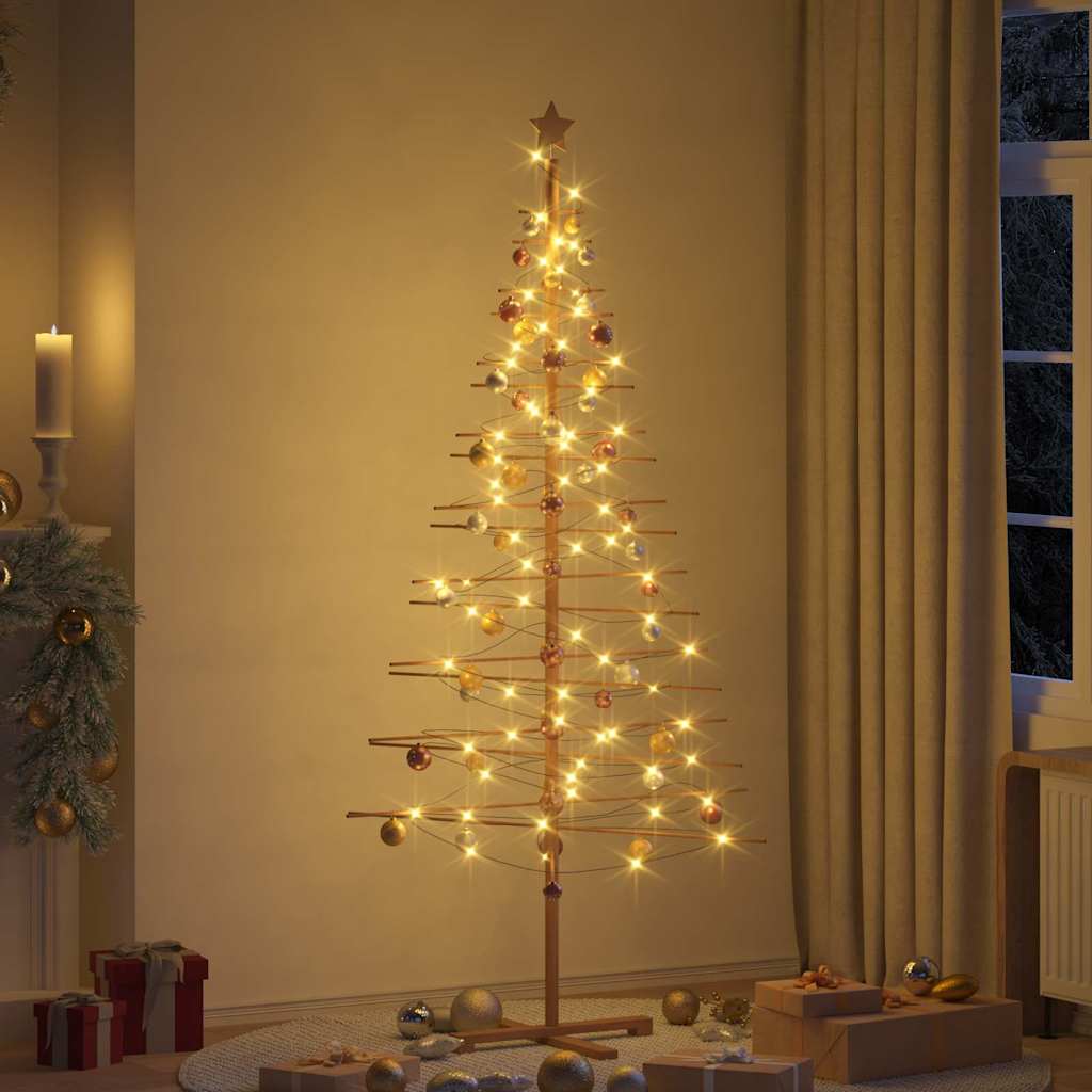 Holz Weihnachtsbaum Braun 210 cm Bambus