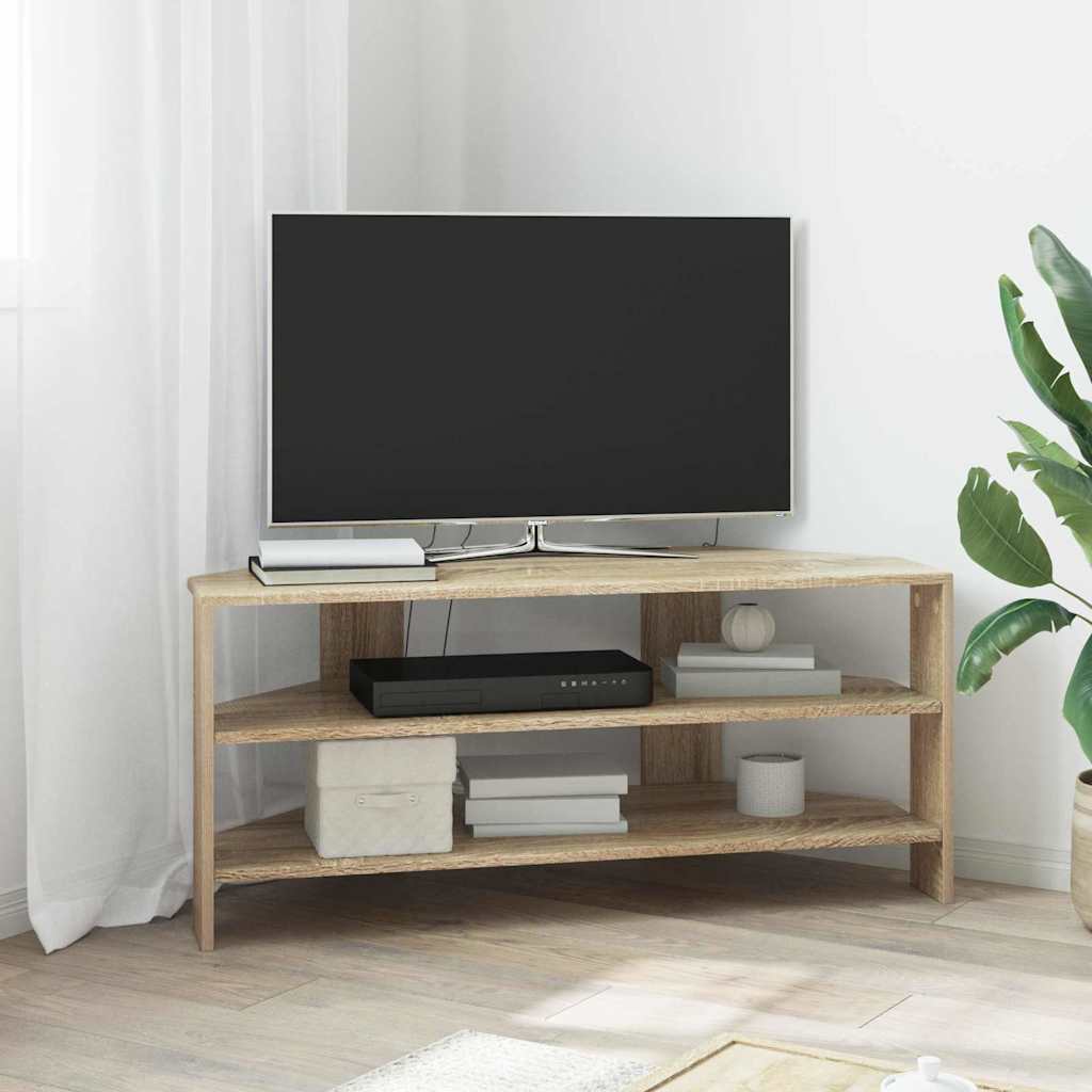 EckTVSchrank 102x40,5x45cm Sonoma-Eiche Holzwerkstoff