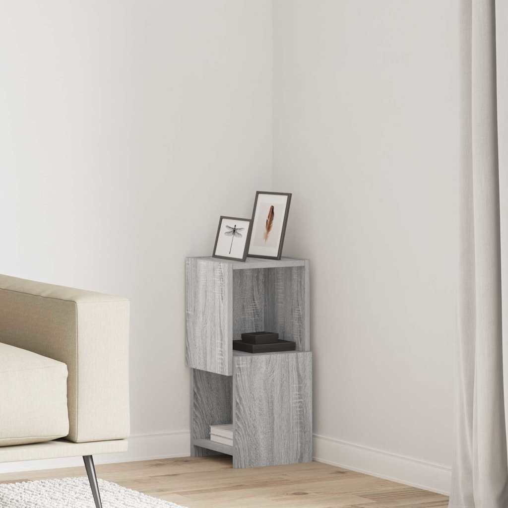 Eckschrank 25,5x25x55cm Holzwerkstoff Sonoma-Grau