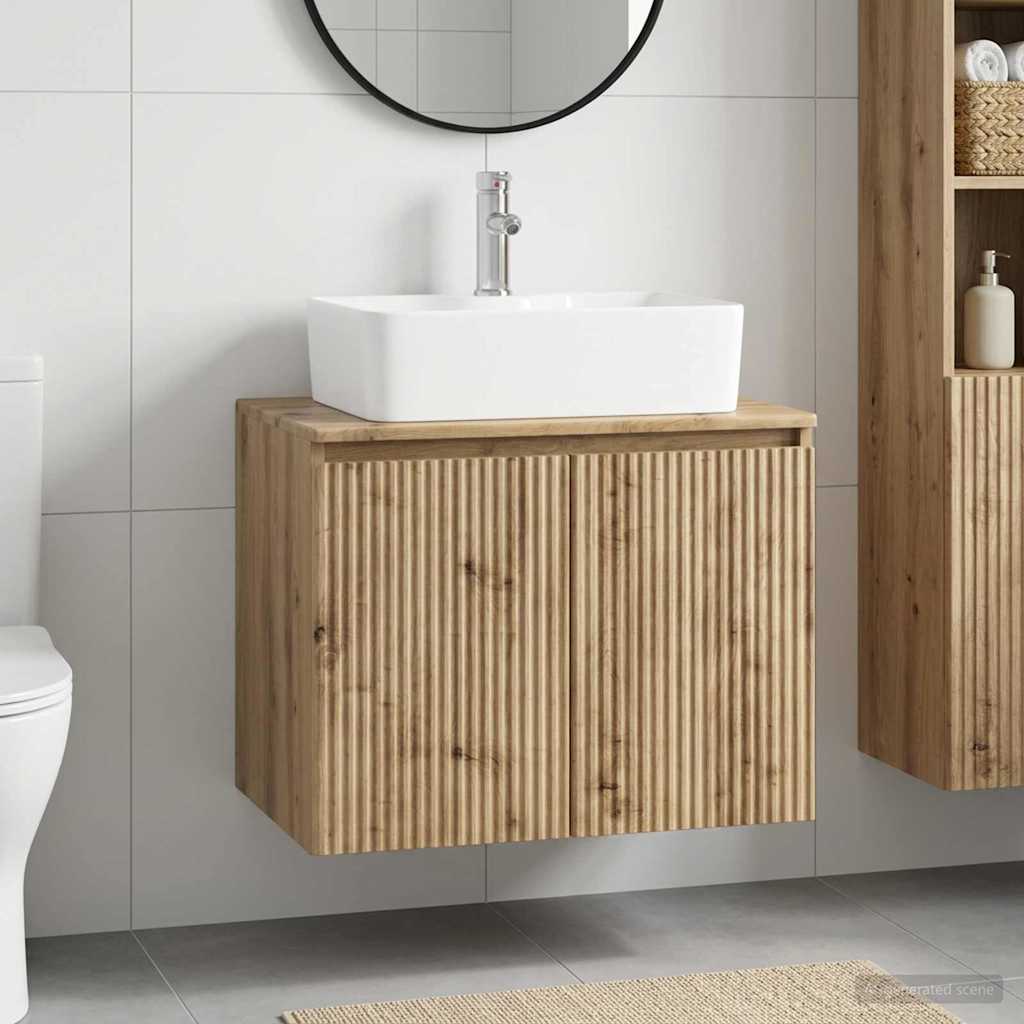 Badezimmermöbel-Set Artisan-Eiche Holzwerkstoff