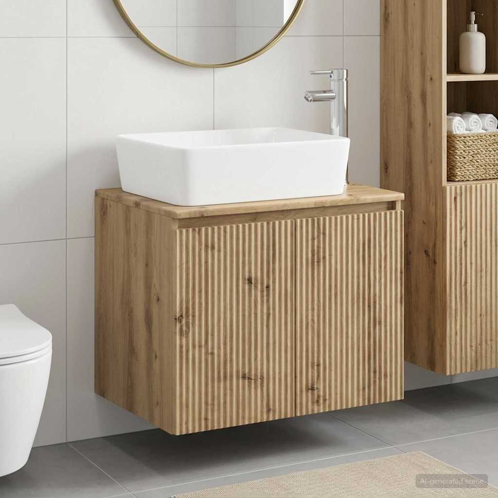 Badezimmermöbel-Set Artisan-Eiche Holzwerkstoff