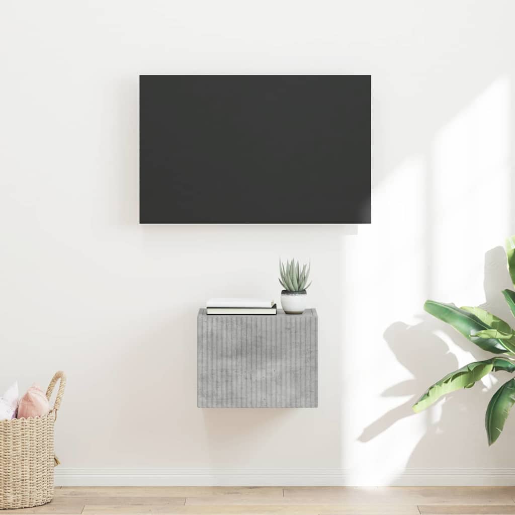 TV-Wandschrank 39 x 31 x 29,5 cm Beton Holzwerkstoff