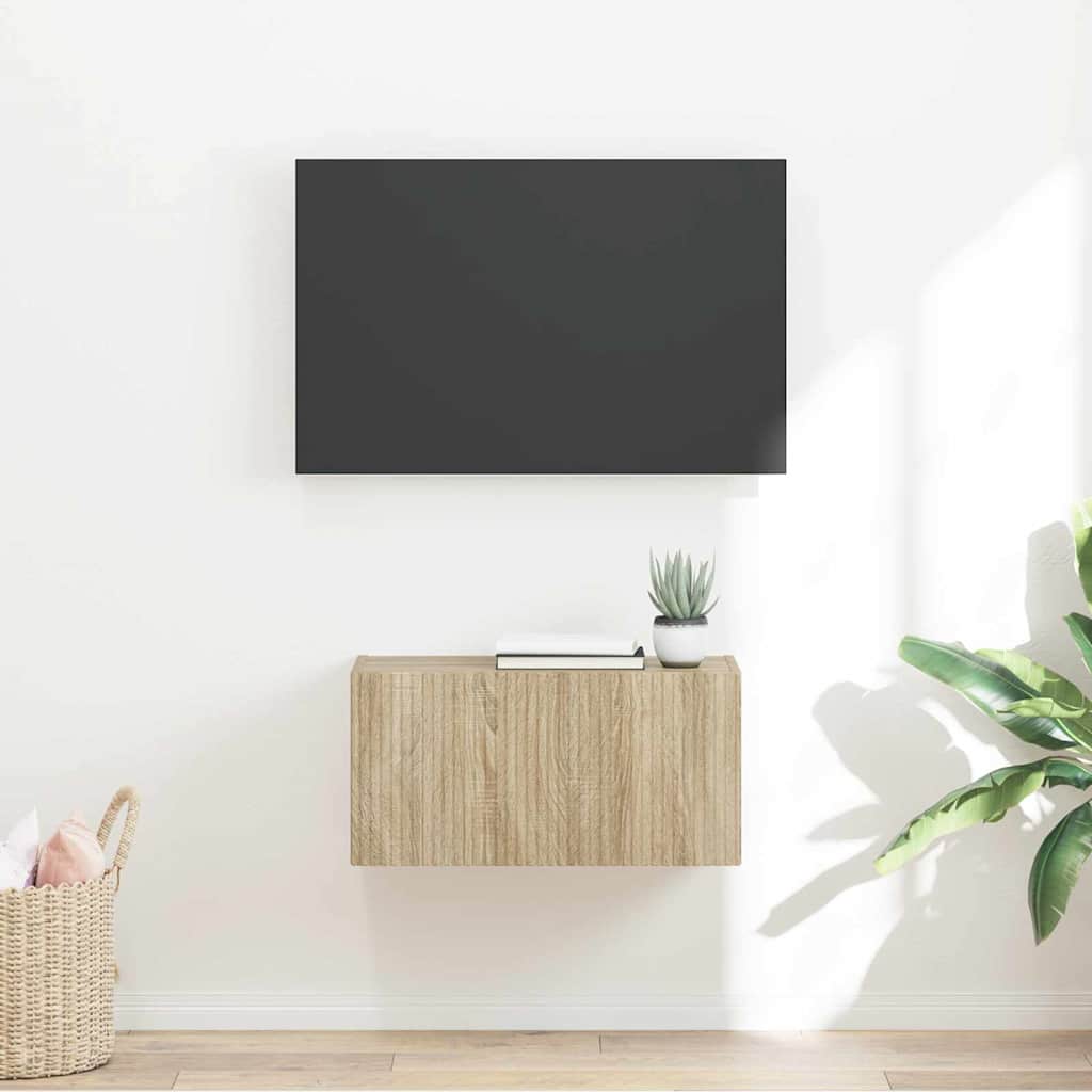 TV-Wandschrank 60 x 31 x 29,5 cm Sonoma Holzwerkstoff