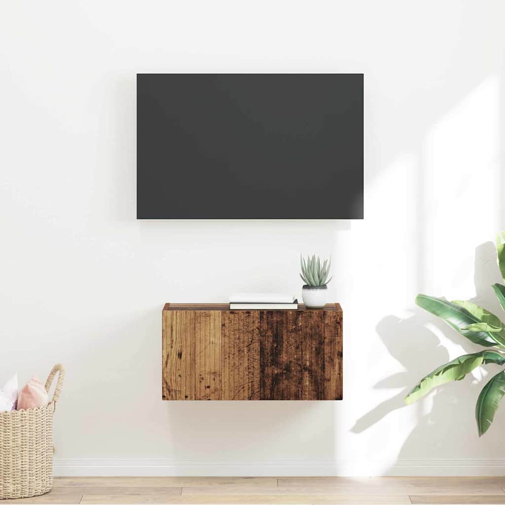 TV-Wandschrank 60 x 31 x 29,5 cm Altholz Holzwerkstoff