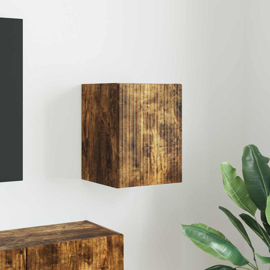 TV-Wandschrank 30 x 31 x 40 cm Räuchereiche Holzwerkstoff