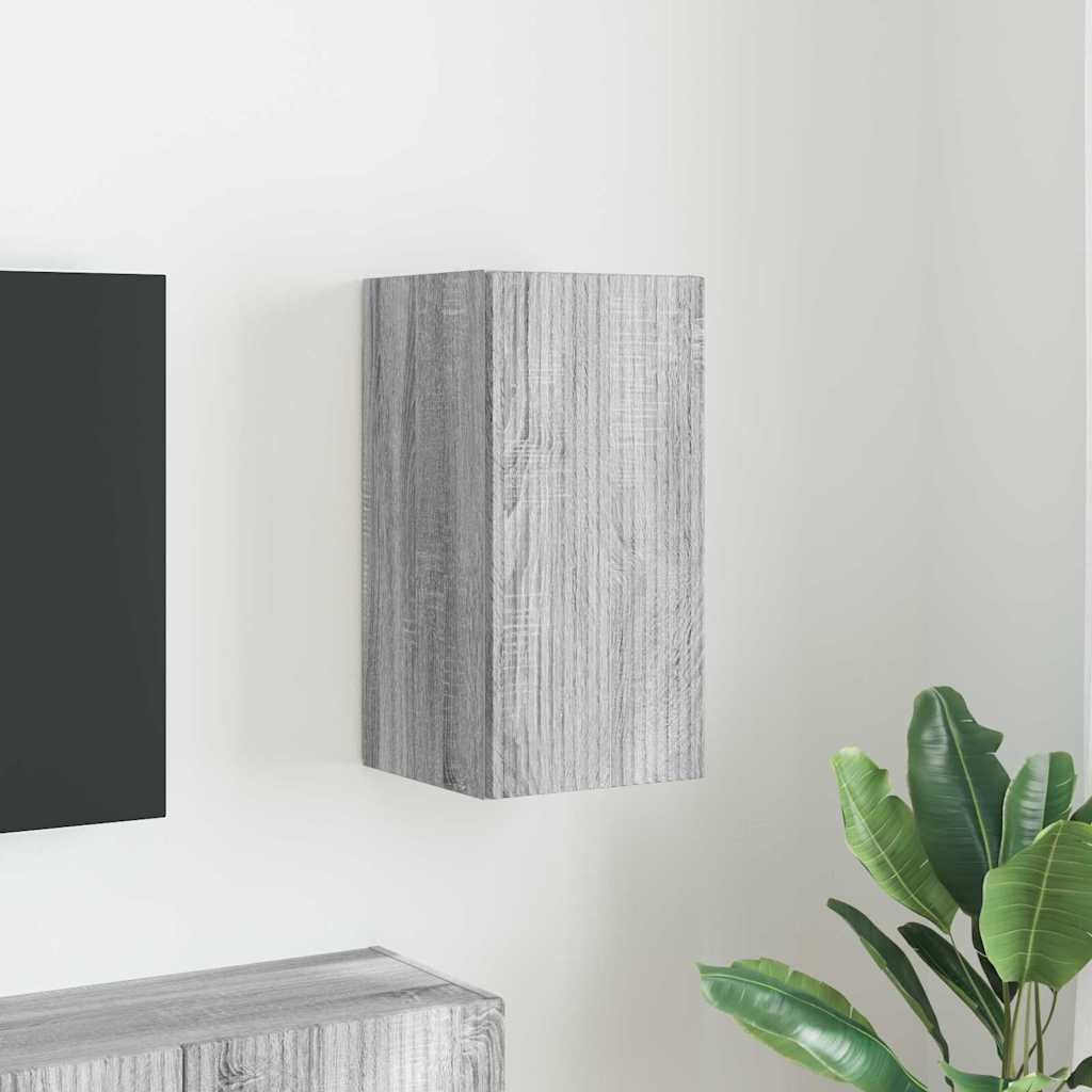 TV-Wandschrank 30 x 31 x 60 cm Sonoma-Grau Holzwerkstoff
