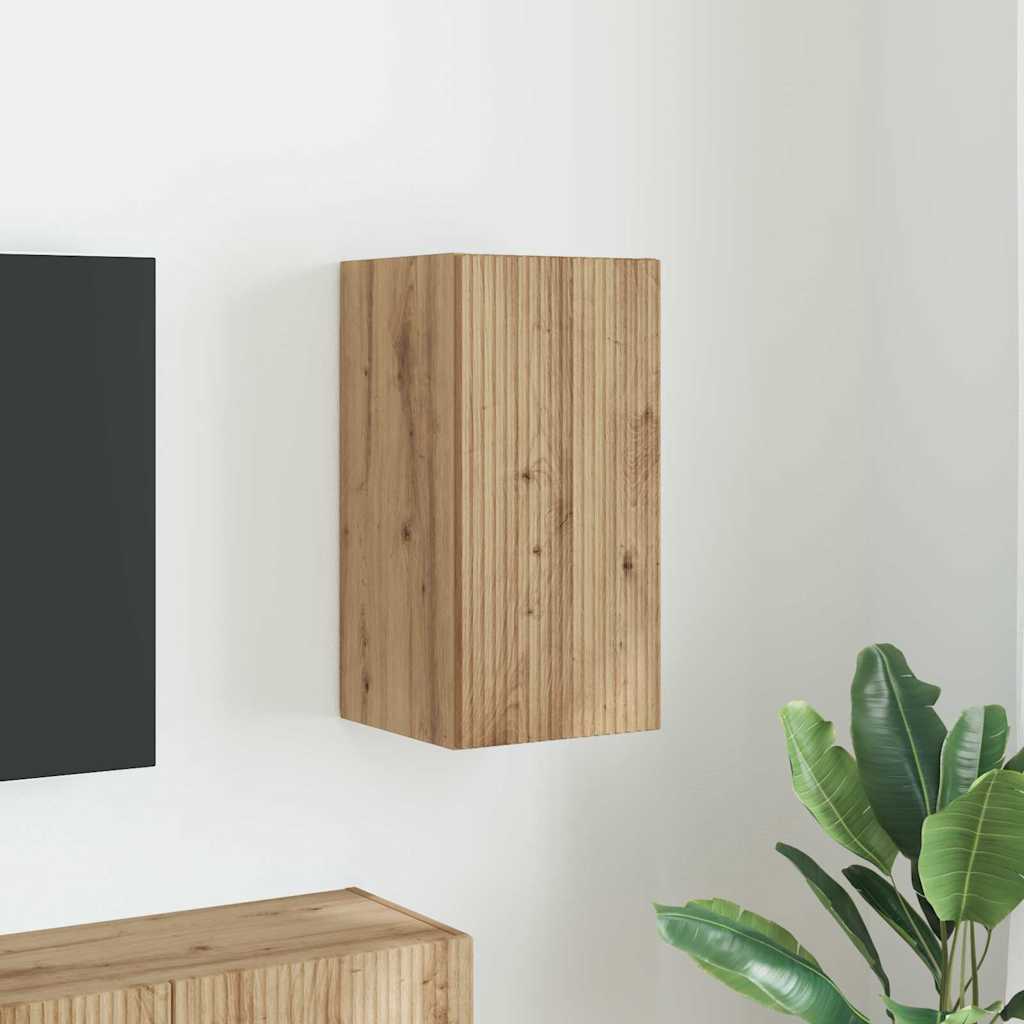 TV-Wandschrank 30 x 31 x 60 cm Kunsthandwerk Eiche
