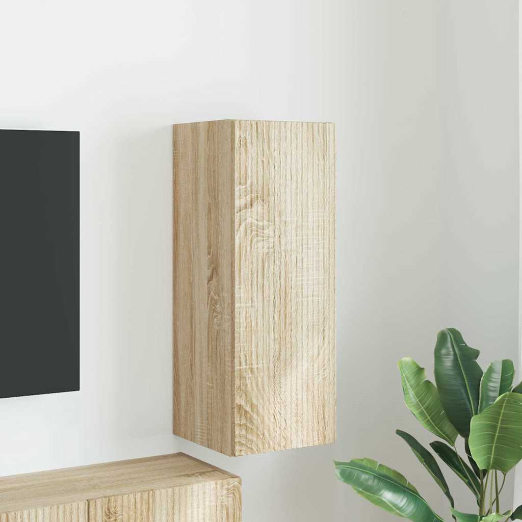 TV-Wandschrank 30 x 31 x 80 cm Sonoma Holzwerkstoff