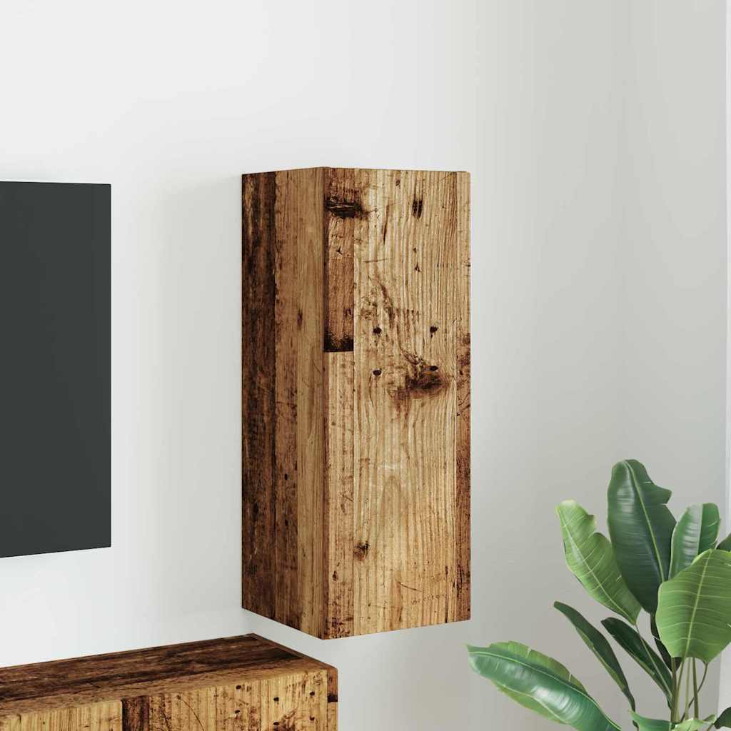 TV-Wandschrank 30 x 31 x 80 cm Altholz Holzwerkstoff