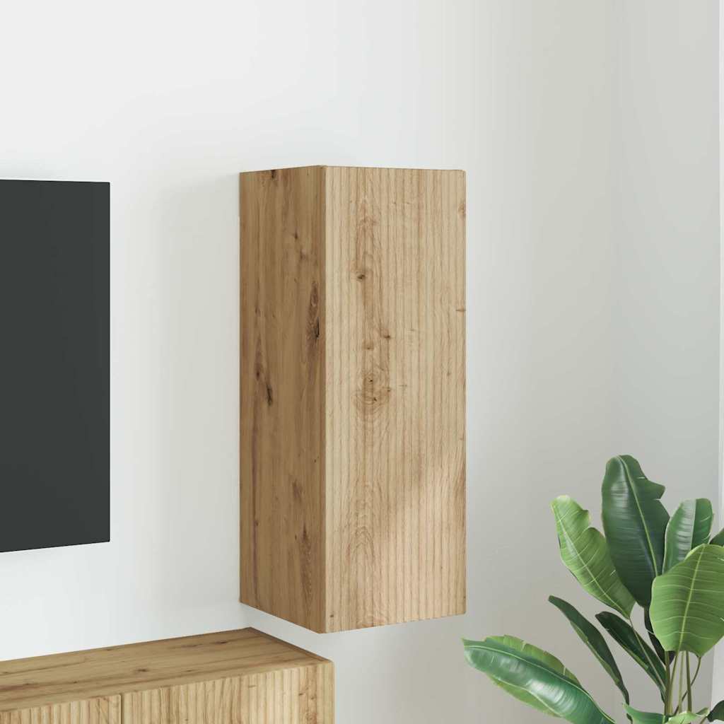 TV-Wandschrank 30 x 31 x 80 cm Kunsthandwerk Eiche