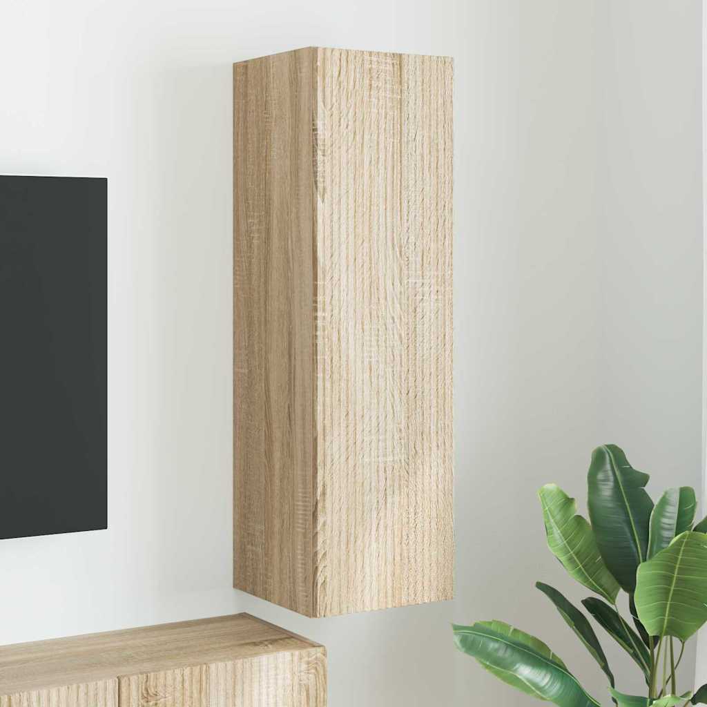 TV-Wandschrank 30 x 31 x 100 cm Sonoma Holzwerkstoff