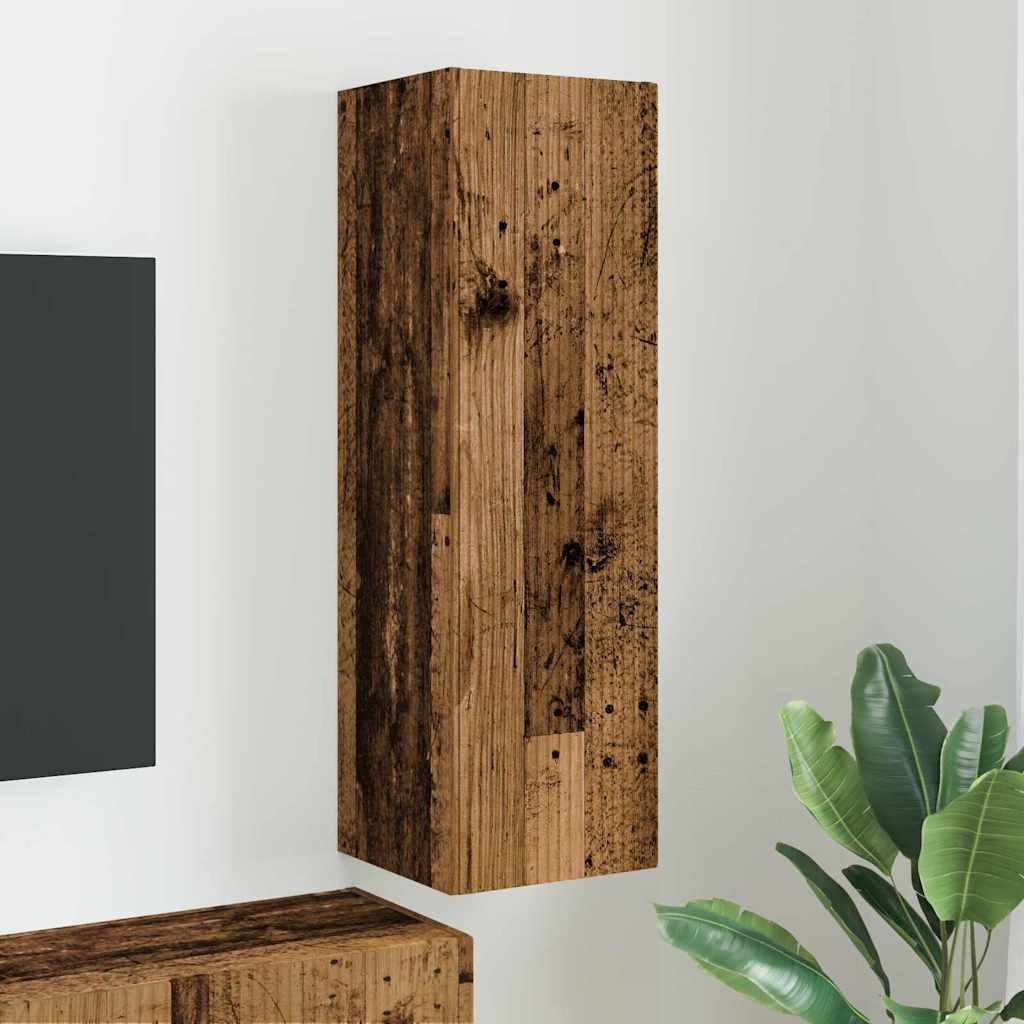 TV-Wandschrank 30 x 31 x 100 cm Altholz Holzwerkstoff