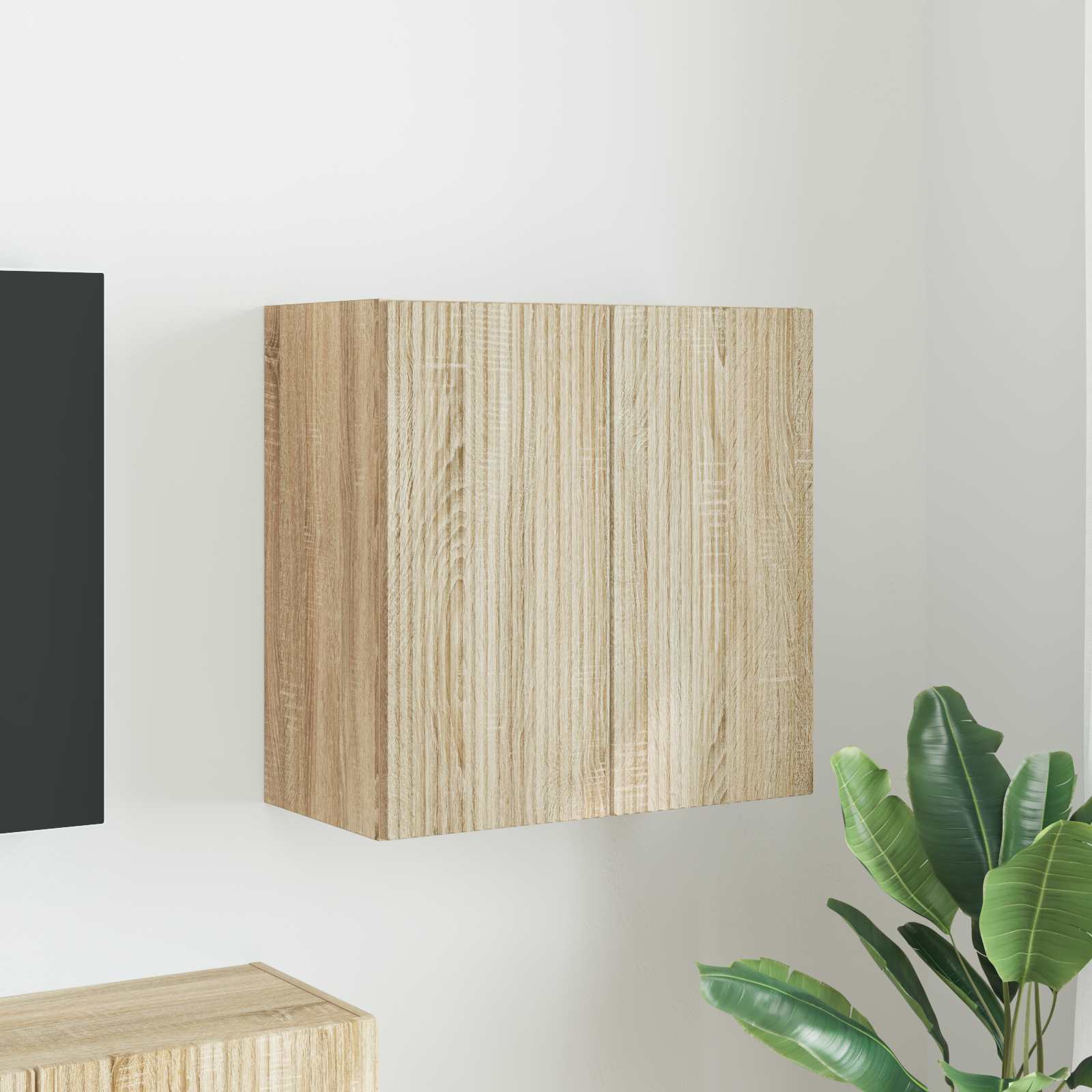 TV-Wandschrank 59,5 x 31 x 60 cm Sonoma-Eiche Holzwerkstoff
