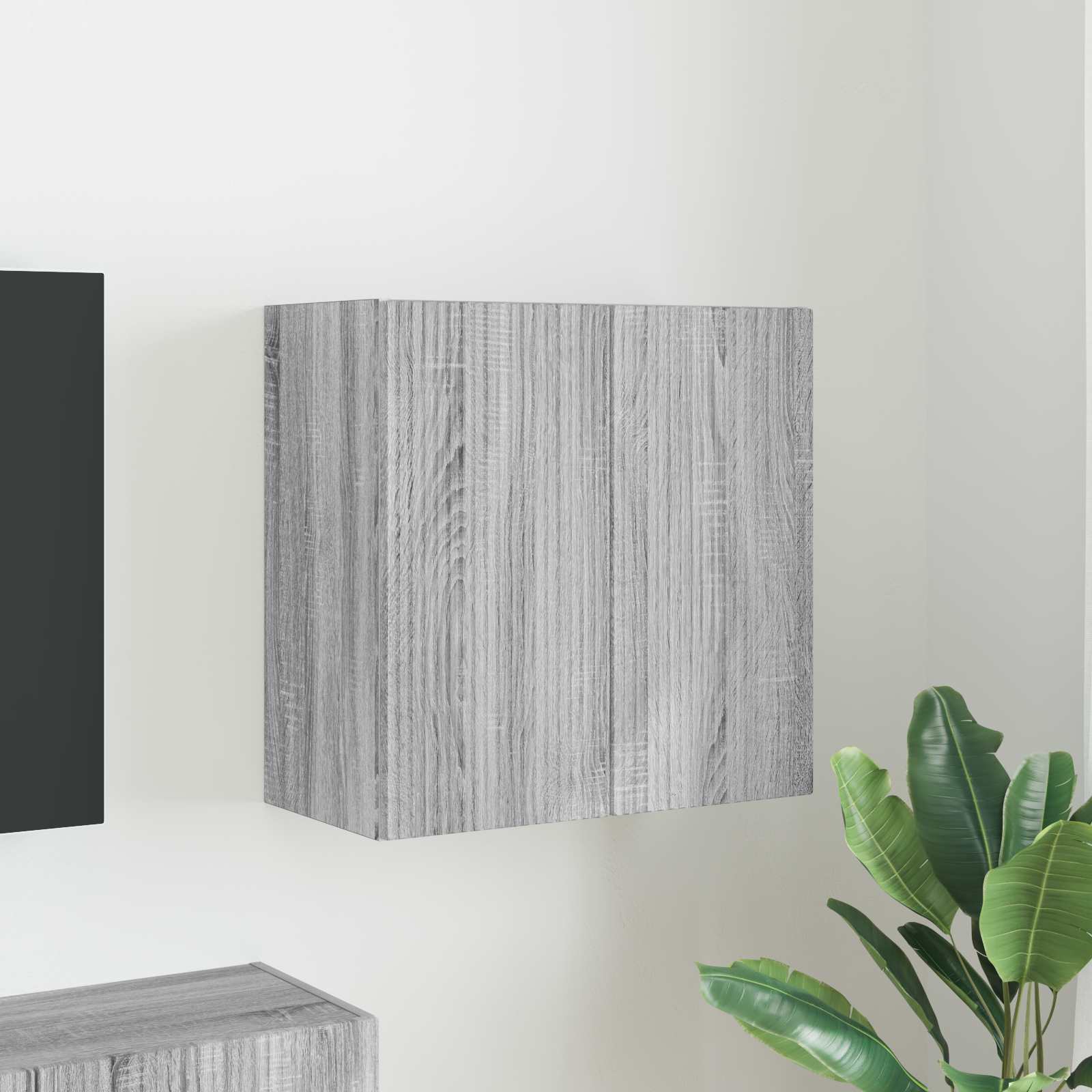 TV-Wandschrank 59,5 x 31 x 60 cm Sonoma-Grau Holzwerkstoff