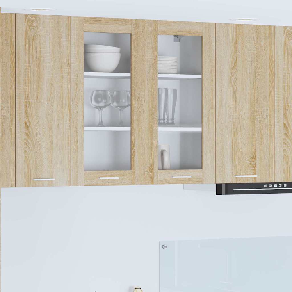 Hängeschrank Sonoma-Eiche 80 x 31 x 80 cm Holzwerkstoff