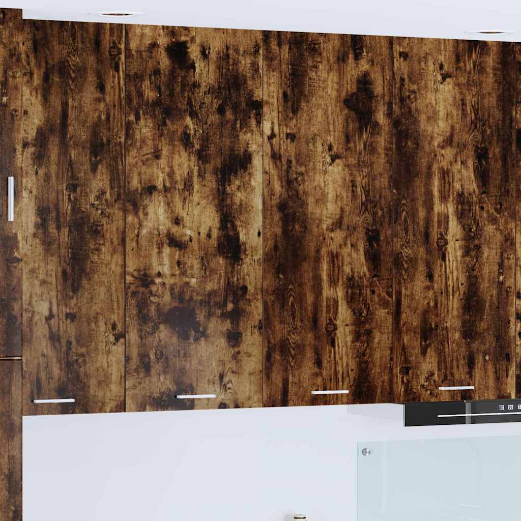 Hängeschrank Räuchereiche 80 x 31 x 100 cm Holzwerkstoff