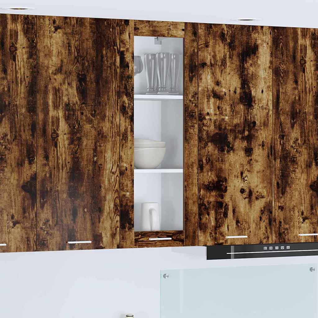 Hängeschrank Räuchereiche 40 x 31 x 100 cm Holzwerkstoff