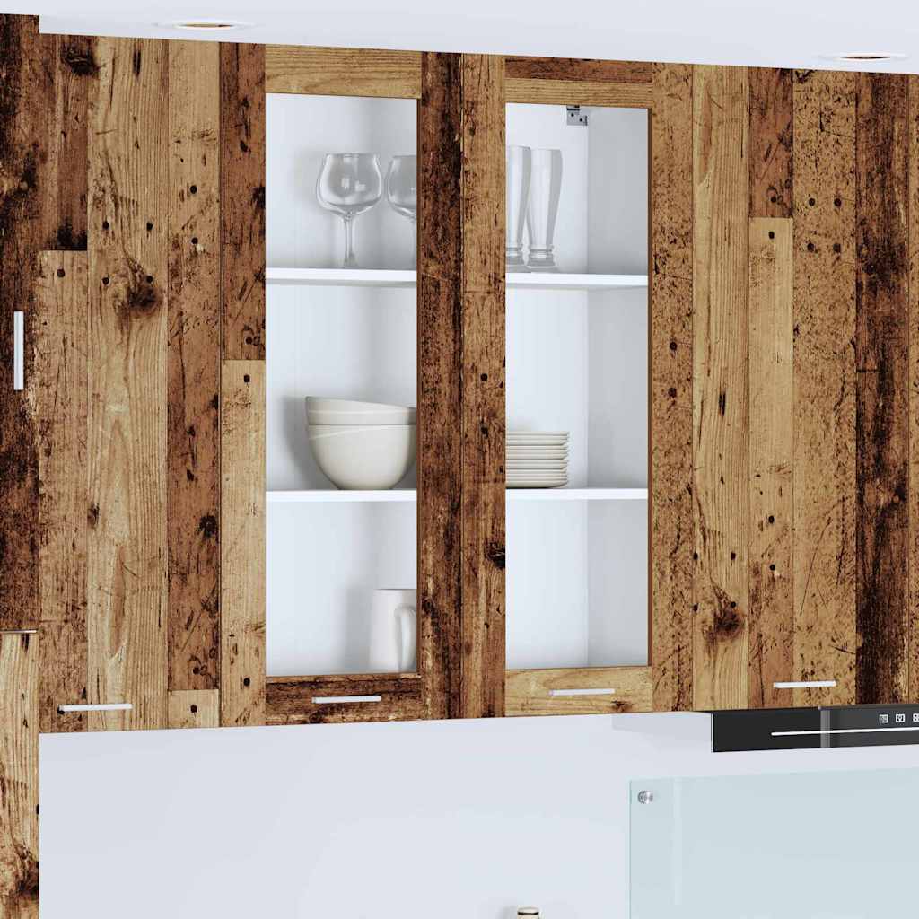 Hängeschrank Altholz 80 x 31 x 100 cm Holzwerkstoff