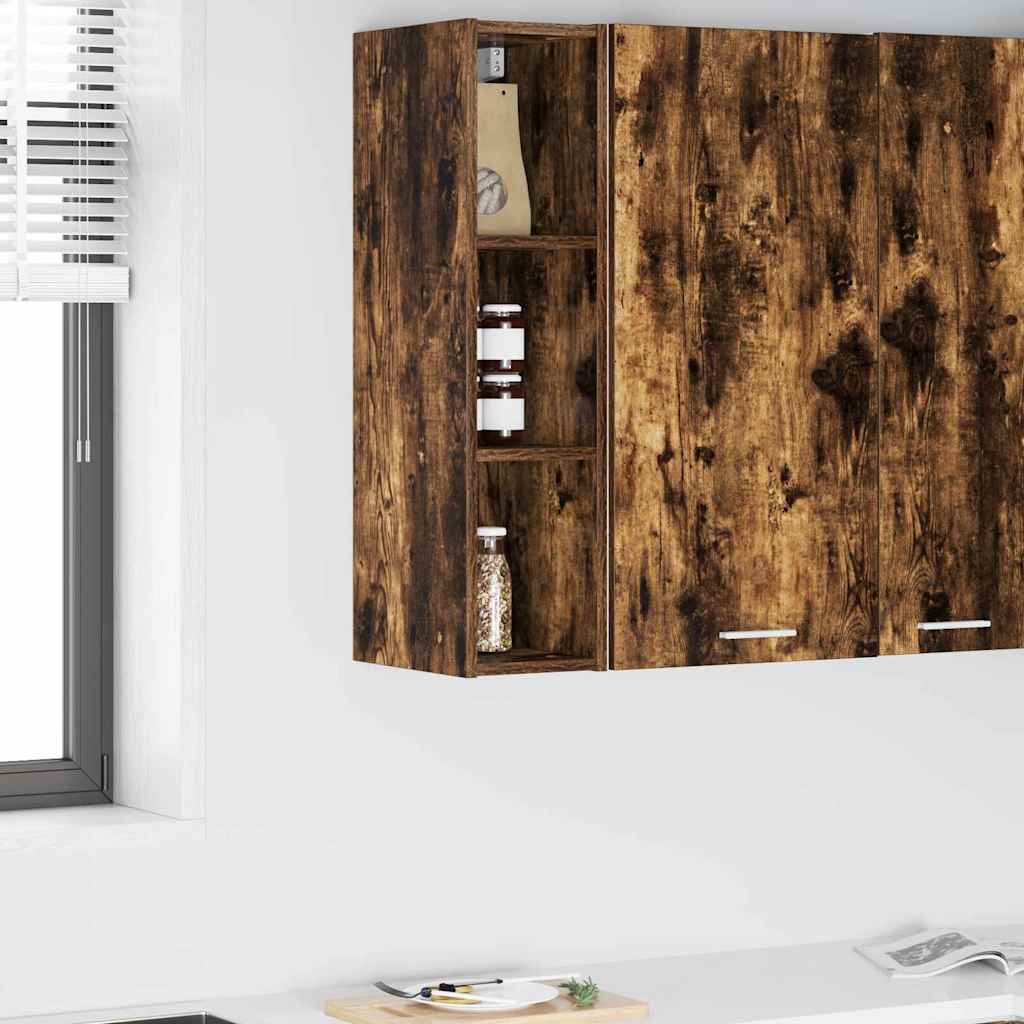 Hängeschrank Räuchereiche 20 x 29,5 x 80 cm Holzwerkstoff