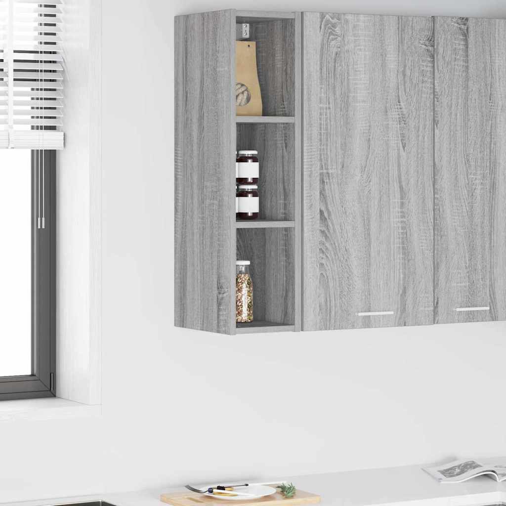Hängeschrank Sonoma-Grau 20 x 29,5 x 80 cm Holzwerkstoff