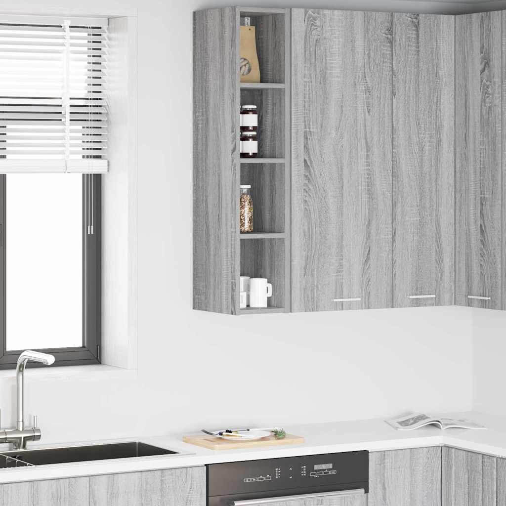 Hängeschrank Sonoma-Grau 20 x 29,5 x 100 cm Holzwerkstoff