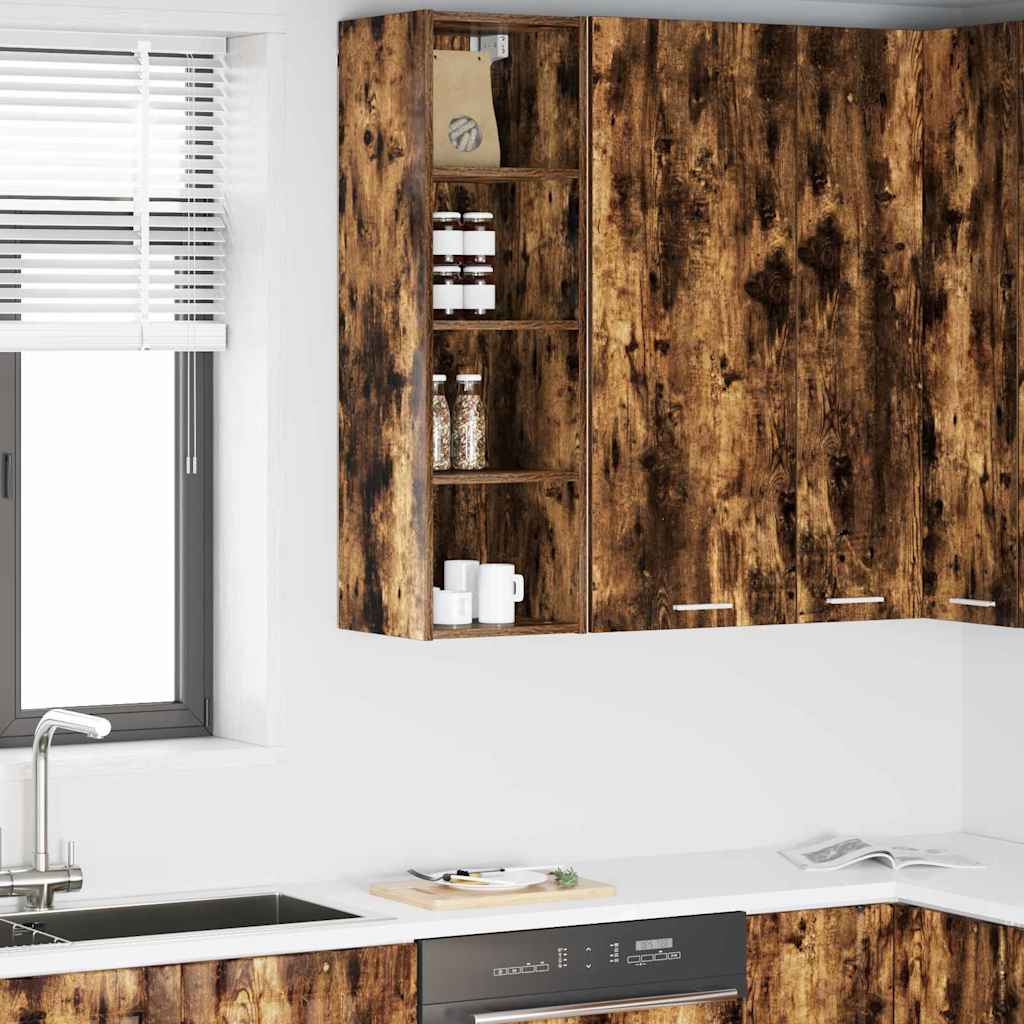 Hängeschrank Räuchereiche 30 x 29,5 x 100 cm Holzwerkstoff