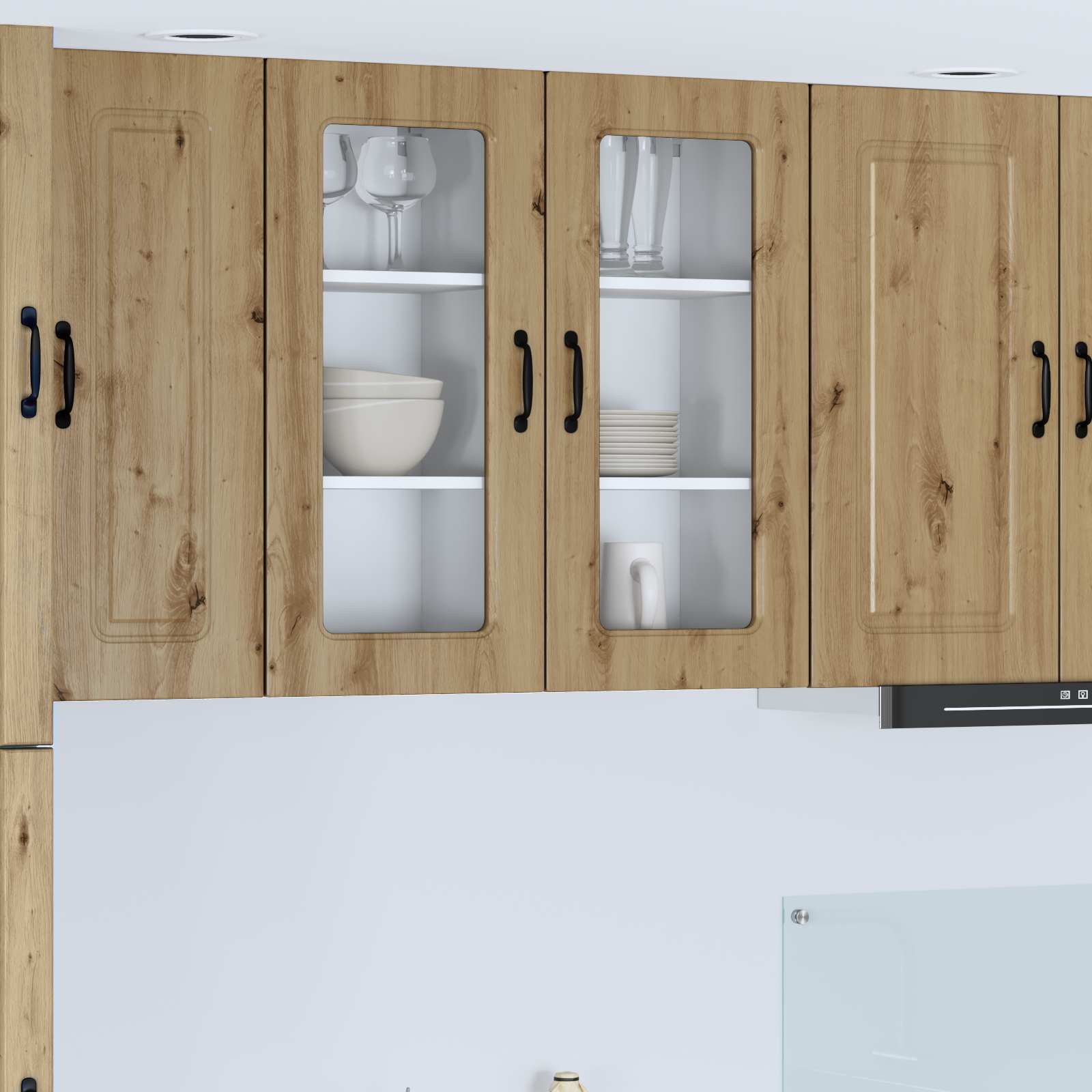 Geschirrspülerfront Kalmar 2 stk. Artisan-Eiche Holzwerkstoff