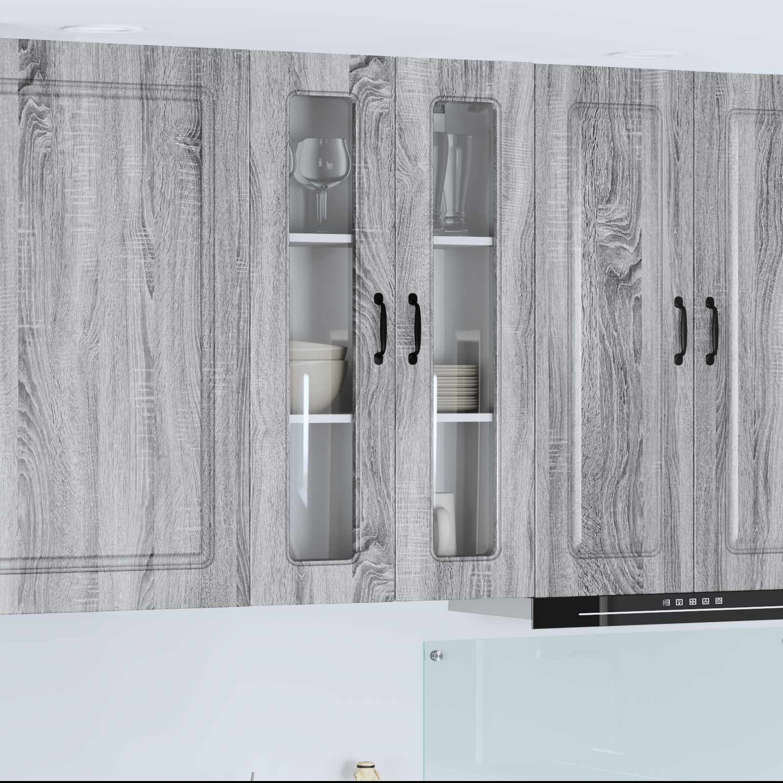 Geschirrspülerfront Kalmar Sonoma-Grau 60 x 31 x 100 cm