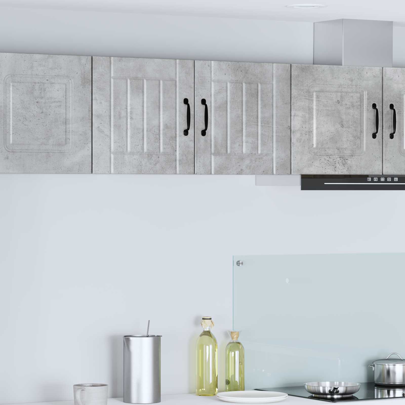Wandschrank LUCCA Betongrau 40 x 31 x 40 cm Holzwerkstoff