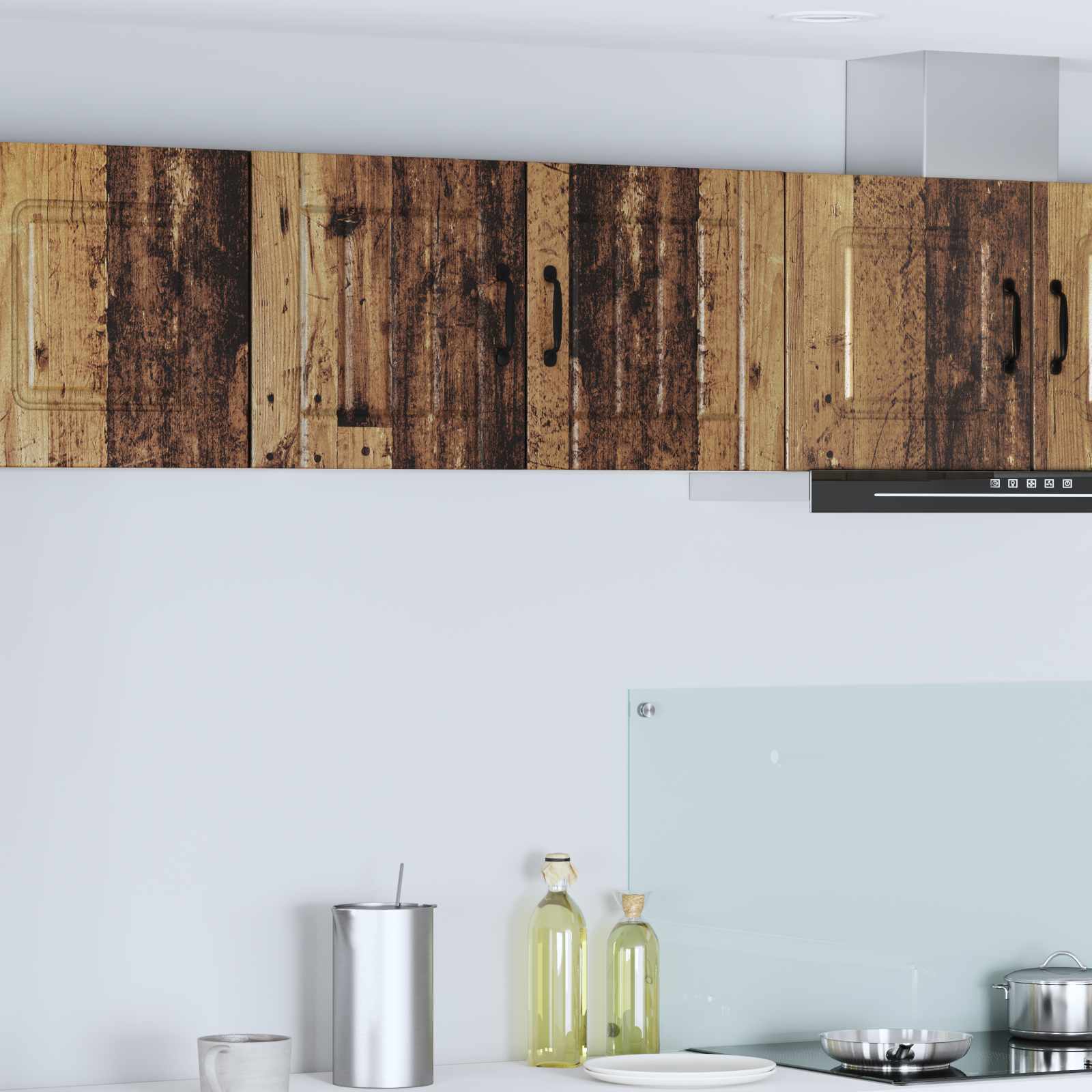 Wandschrank LUCCA 2 stk. Altholz Holzwerkstoff