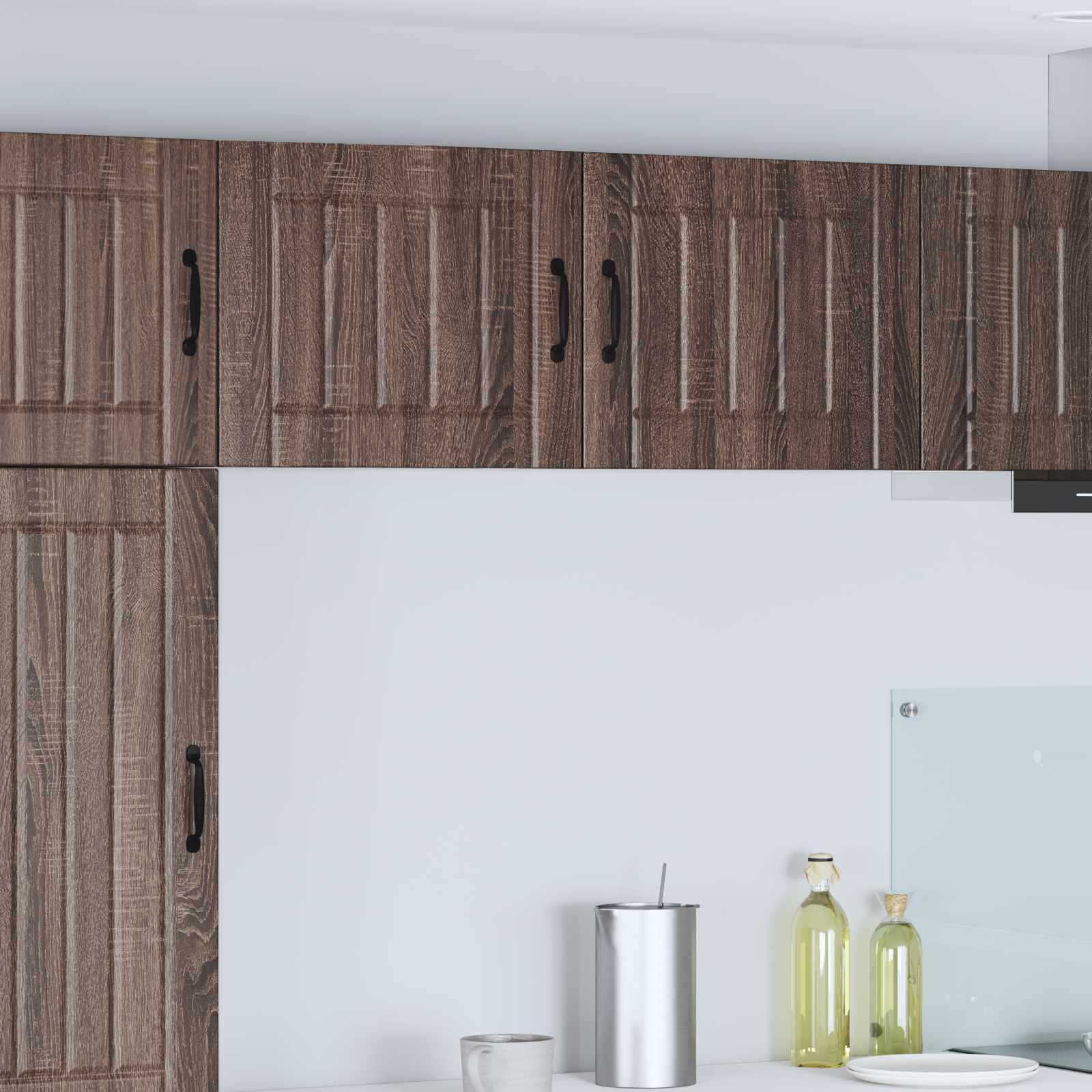 Wandschrank LUCCA Brauneiche 50 x 31 x 40 cm Holzwerkstoff