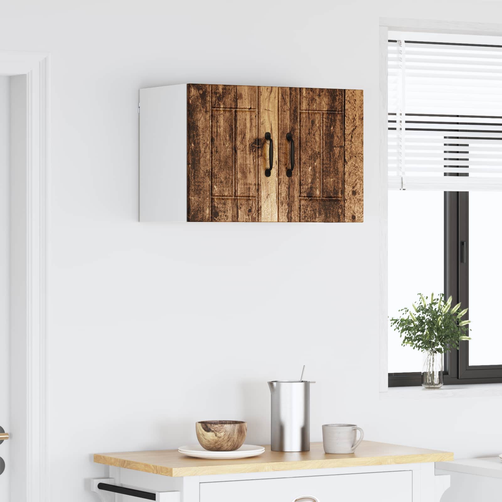 Wandschrank LUCCA Altholz 60 x 31 x 40 cm Holzwerkstoff