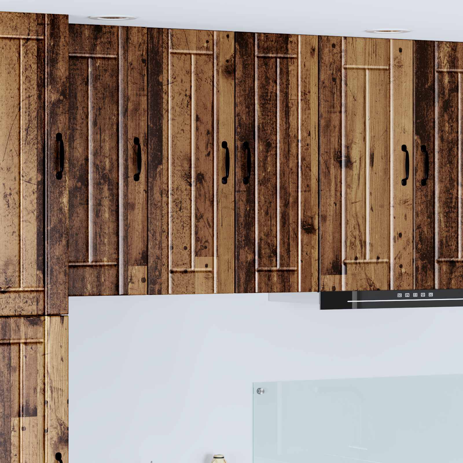 Wandschrank LUCCA 2 stk. Altholz Holzwerkstoff