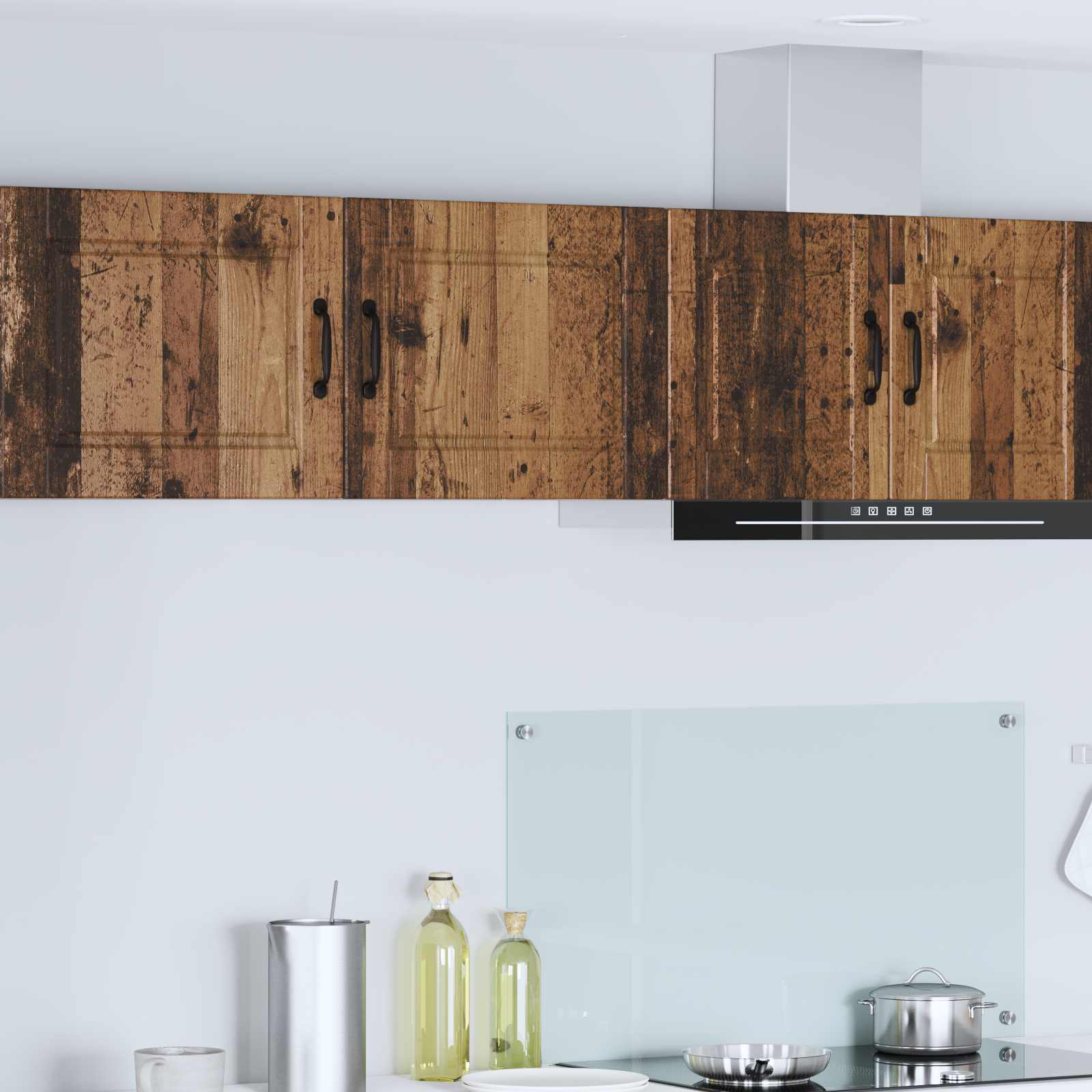 Wandschrank PORTO 2 stk. Altholz Holzwerkstoff