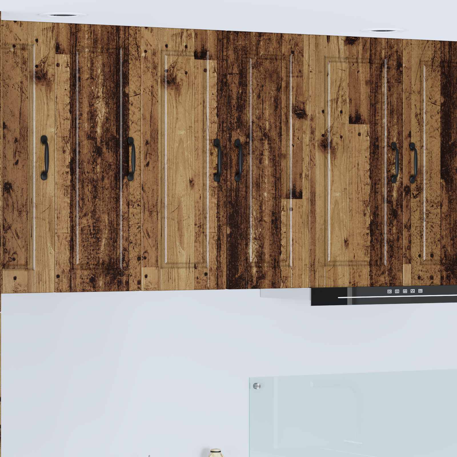 Wandschrank PORTO 2 stk. Altholz Holzwerkstoff