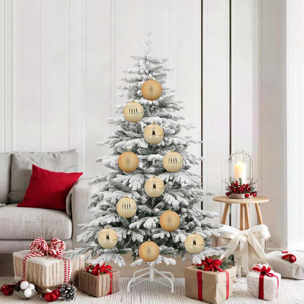 Weihnachtsbaumkugel Set XL 9 stk. Gold Ø 15 cm Kunststoff