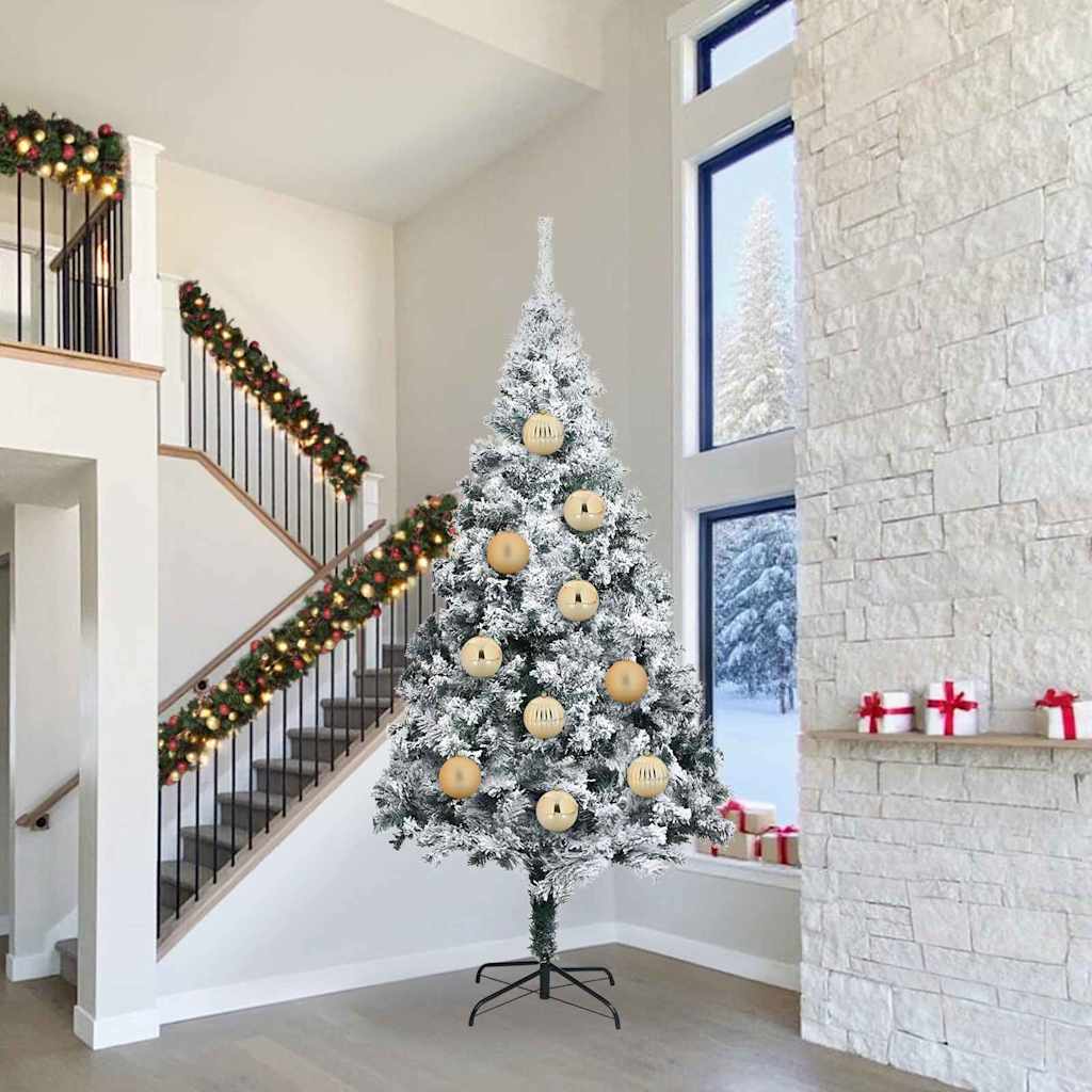 Weihnachtsbaumkugel Set XXL 4 stk. Gold Ø 20 cm Kunststoff