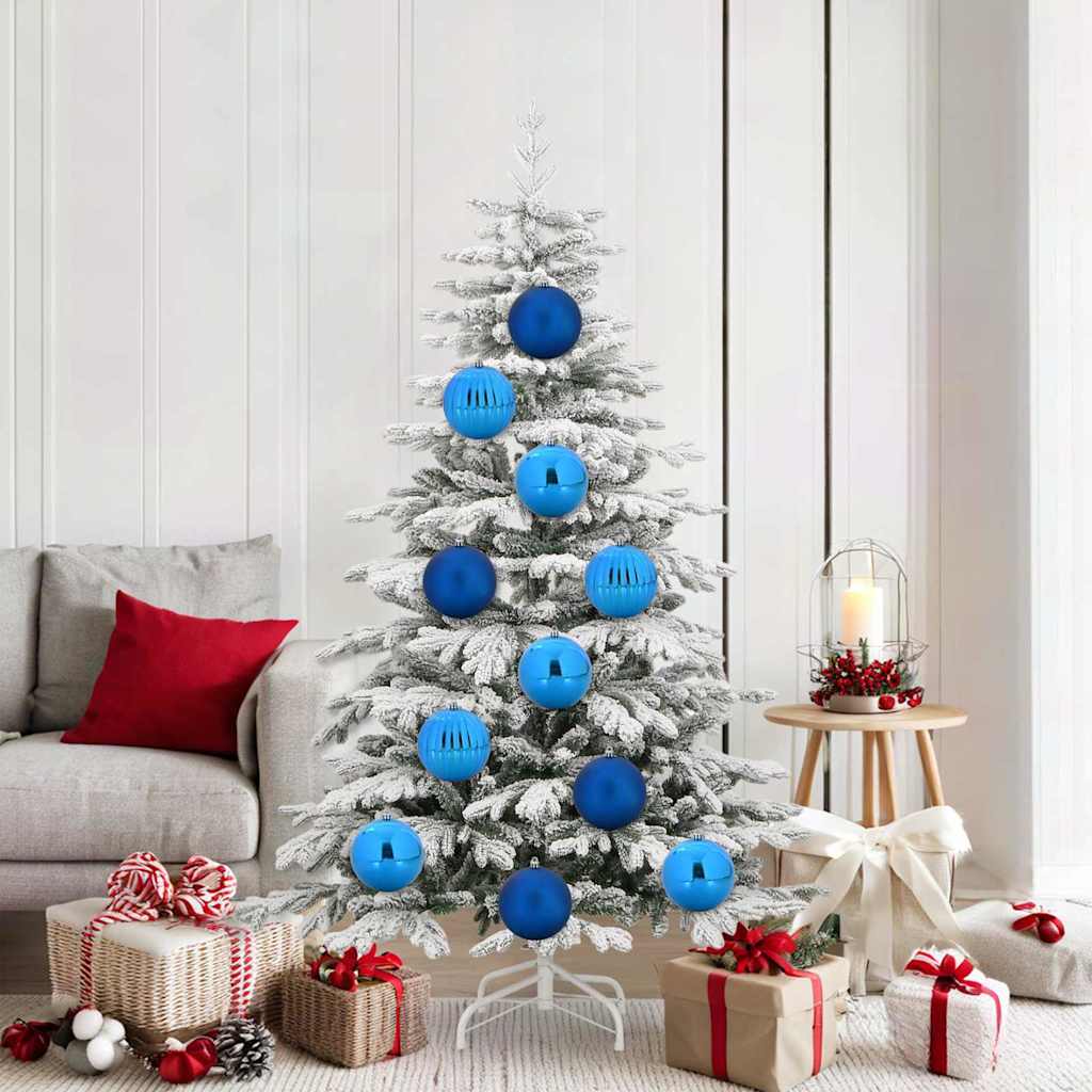 Weihnachtsbaumkugel Set XL 9 stk. Blau Ø 15 cm Kunststoff
