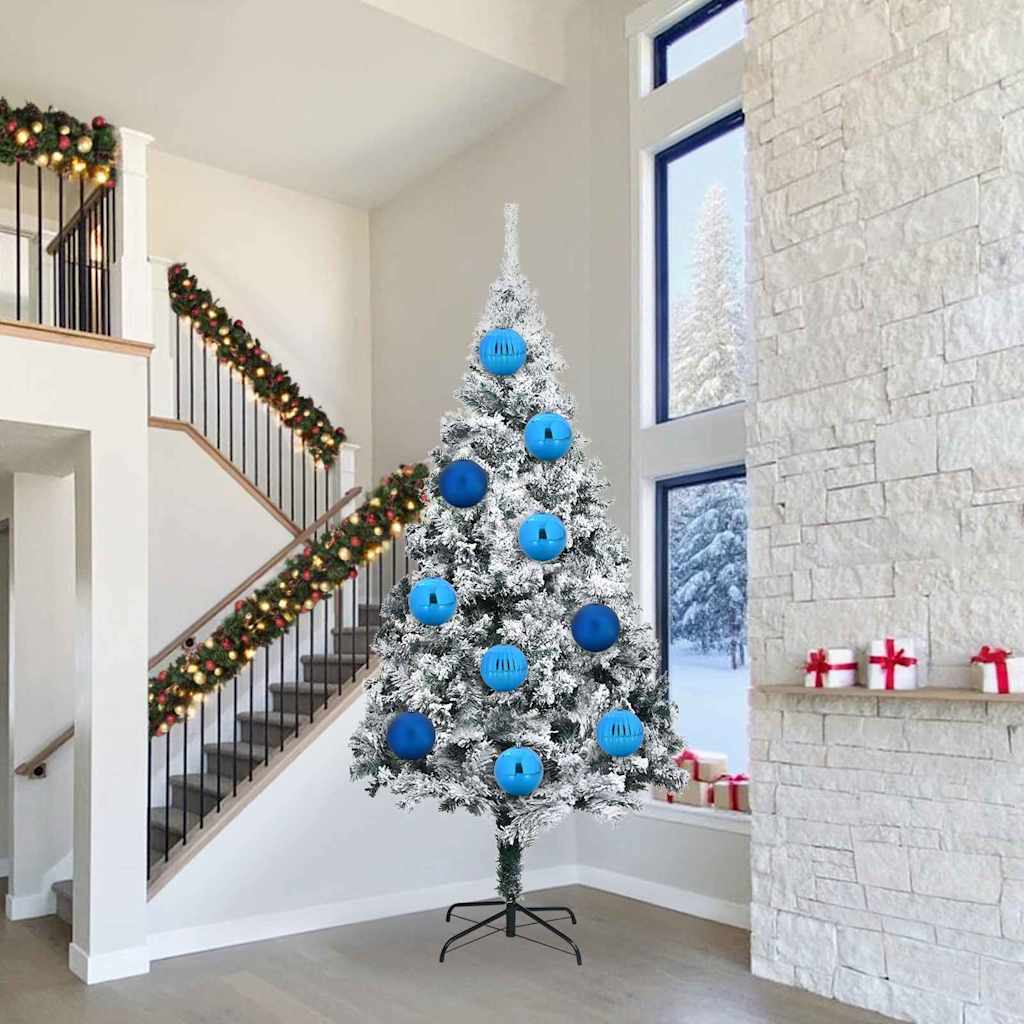 Weihnachtsbaumkugel Set XXL 3 stk. Blau Ø 25 cm Kunststoff